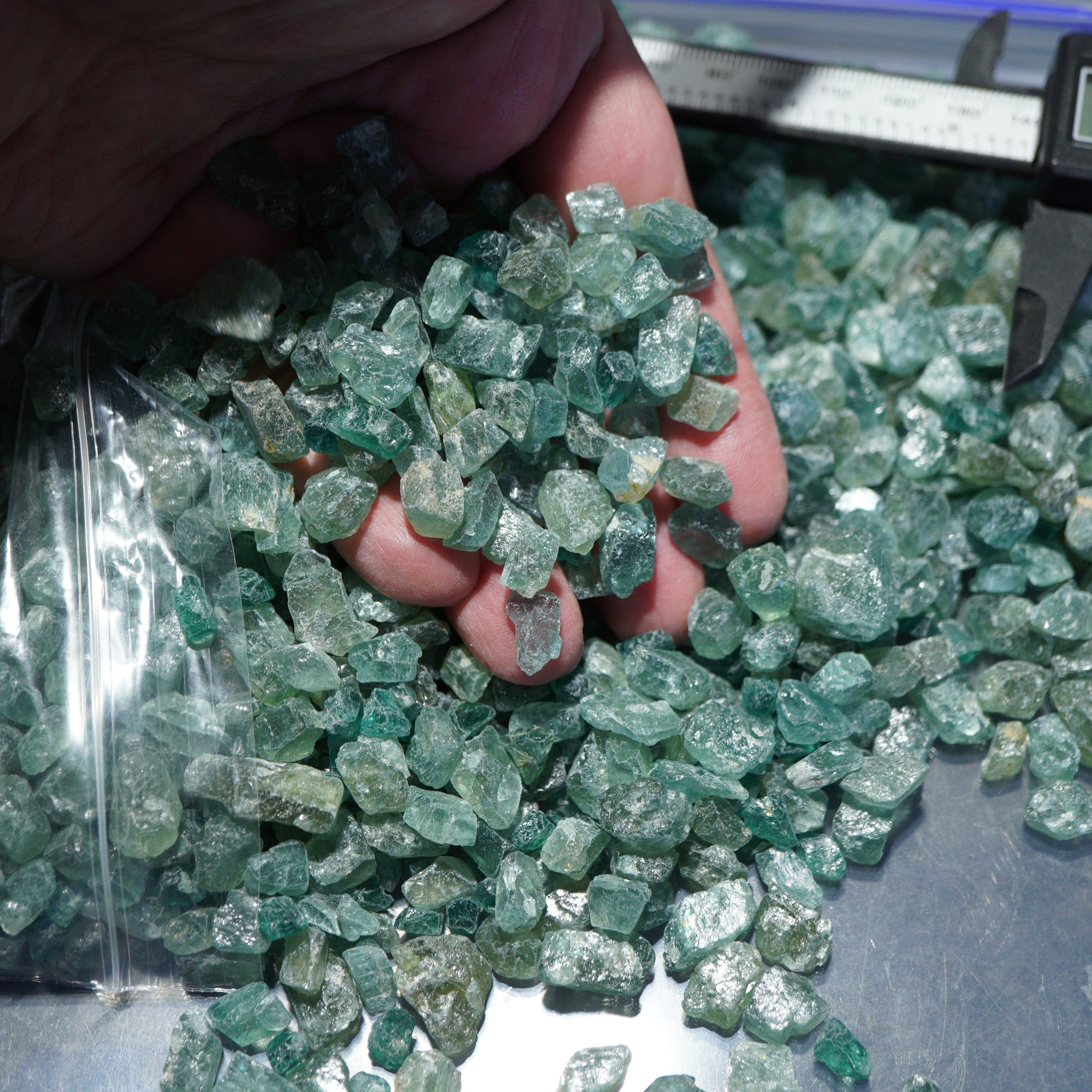 1Kg Apatite Lots Not For Faceting Tanzania 0.2Gm - 3Gm. Price Is