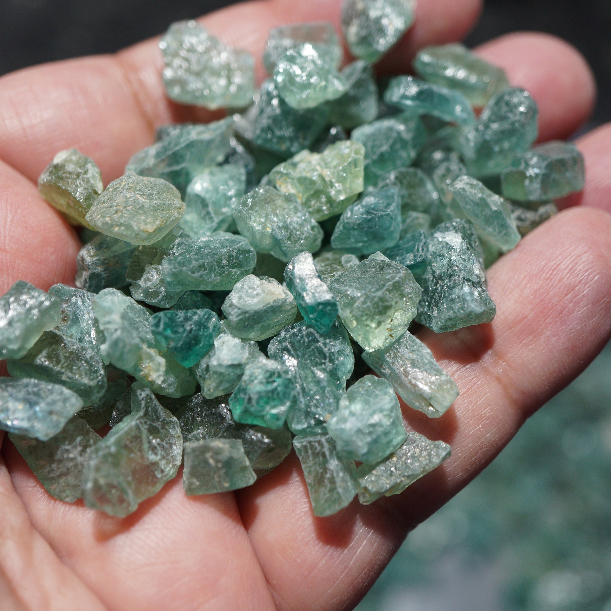 1Kg Apatite Lots Not For Faceting Tanzania 0.2Gm - 3Gm. Price Is