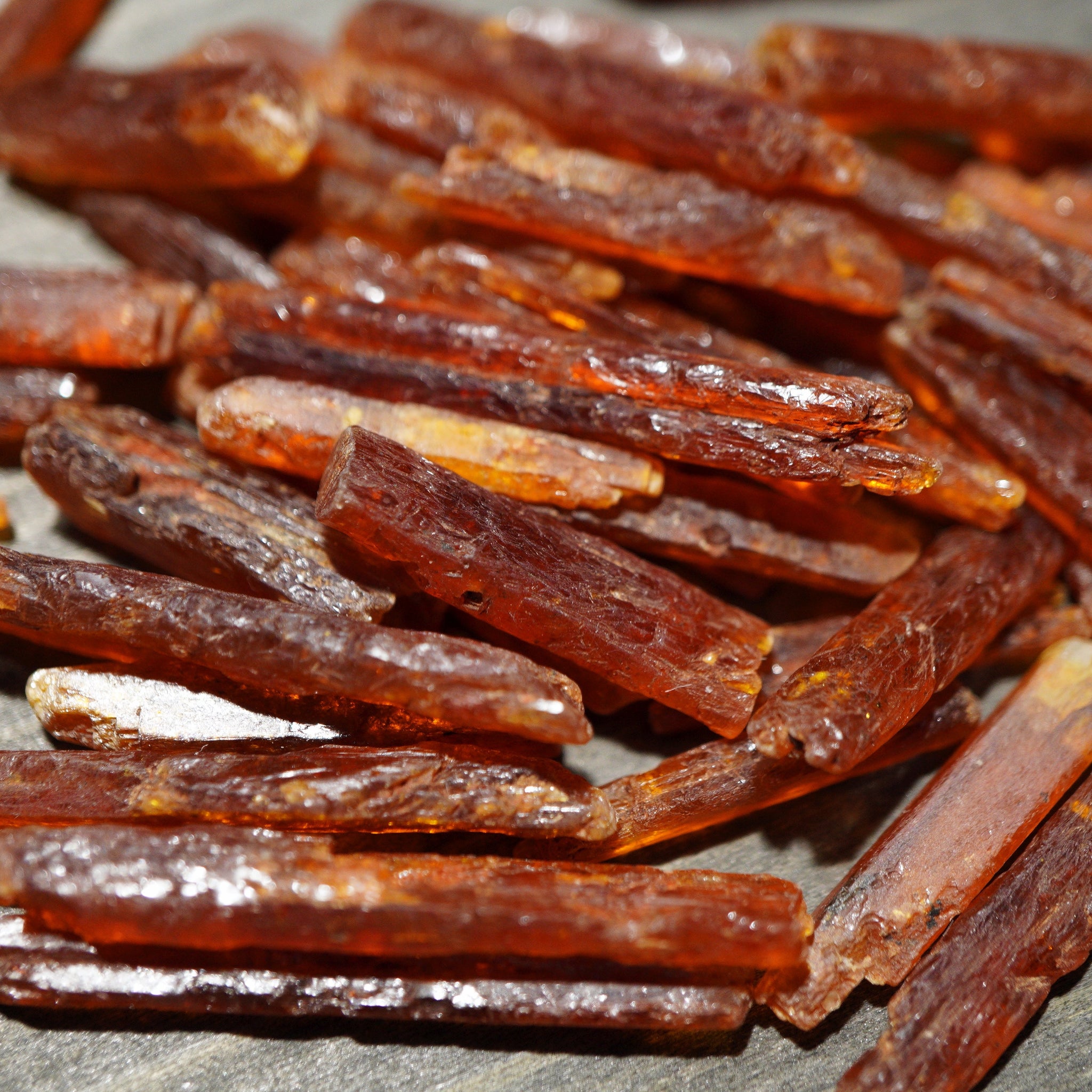 Superior Quality - Orange Kyanite Tanzania. 3.5Ct-10Ct Pieces @$7/stone On Blind Pour Basis. We