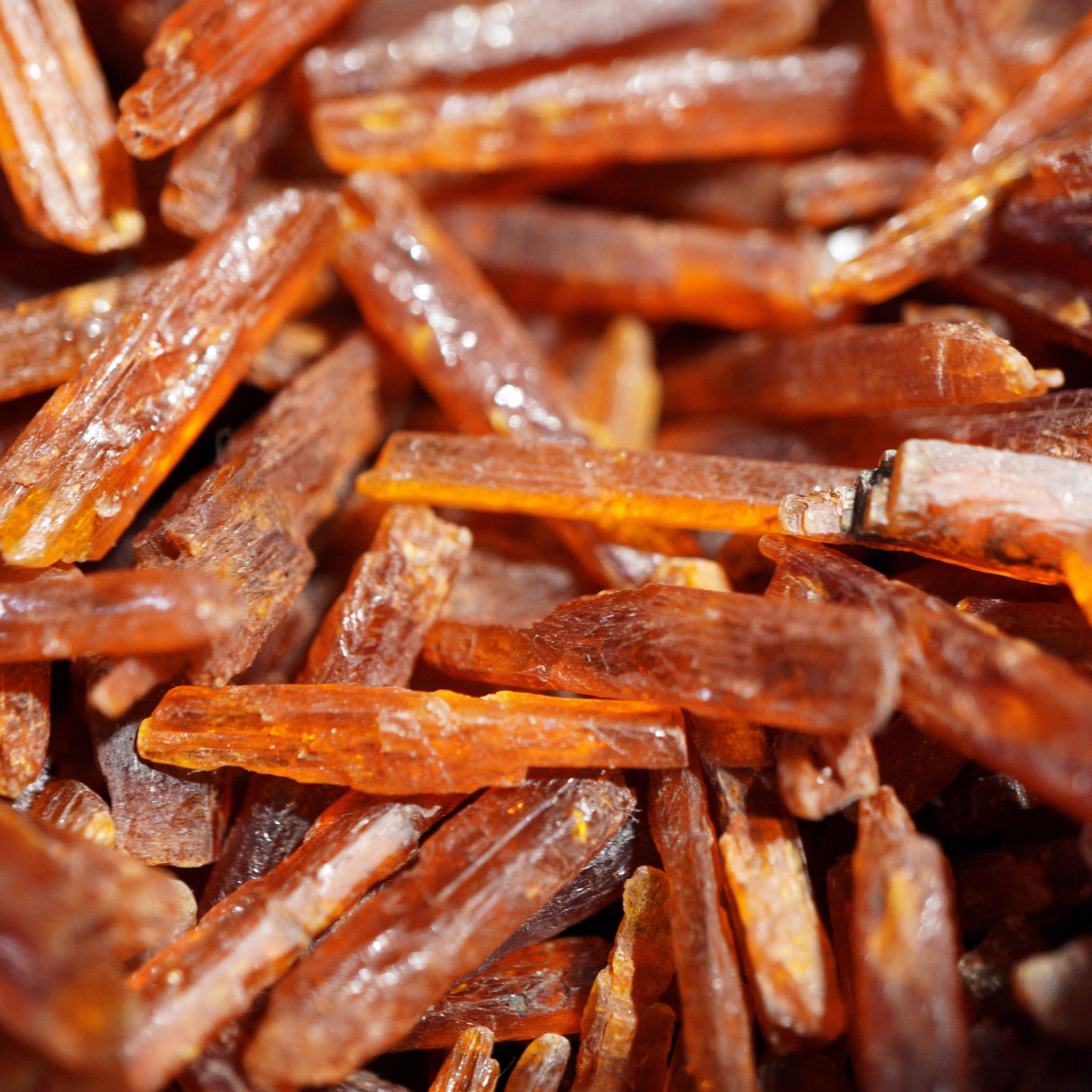 Superior Quality - Orange Kyanite Tanzania. 3.5Ct-10Ct Pieces @$7/stone On Blind Pour Basis. We