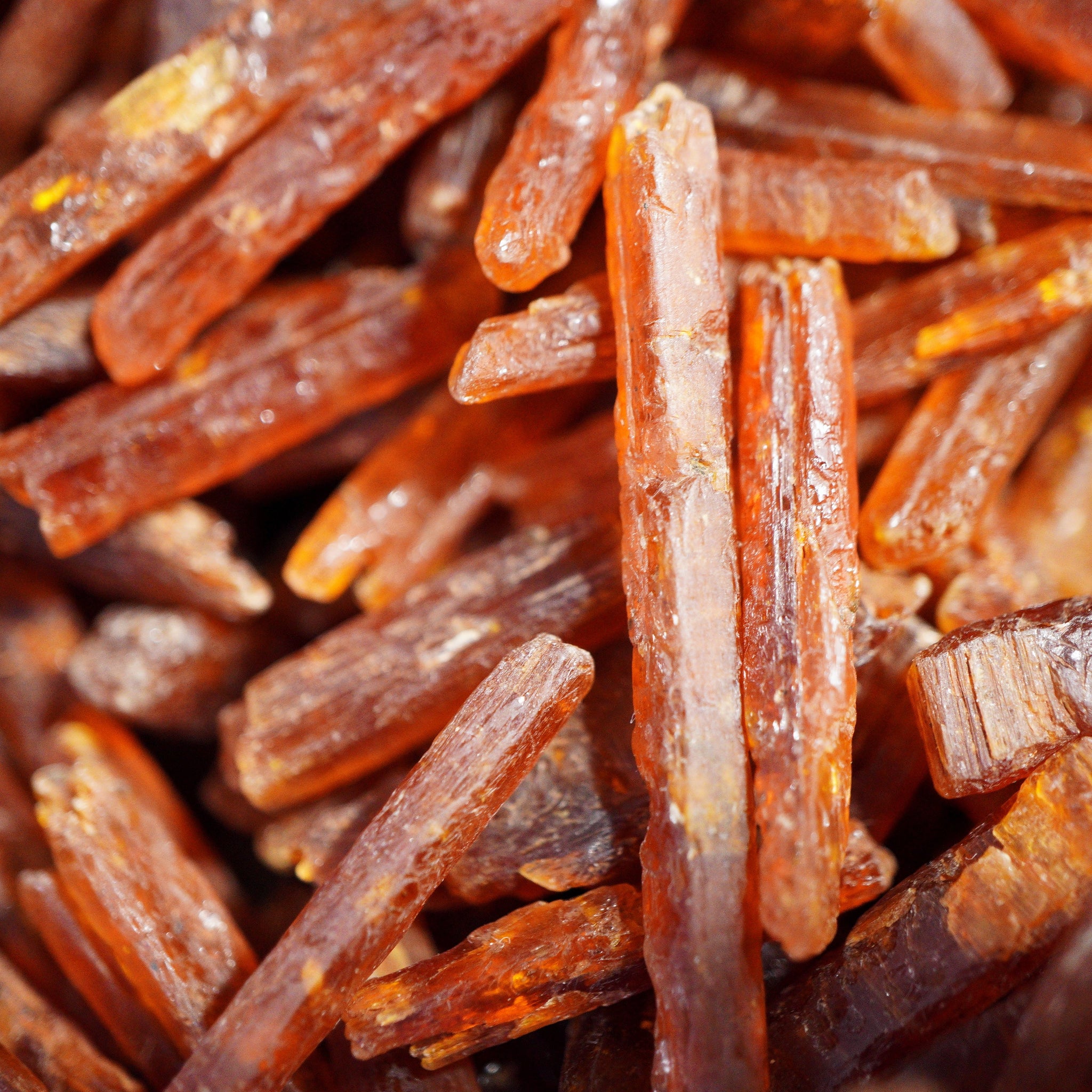 Superior Quality - Orange Kyanite Tanzania. 3.5Ct-10Ct Pieces @$7/stone On Blind Pour Basis. We