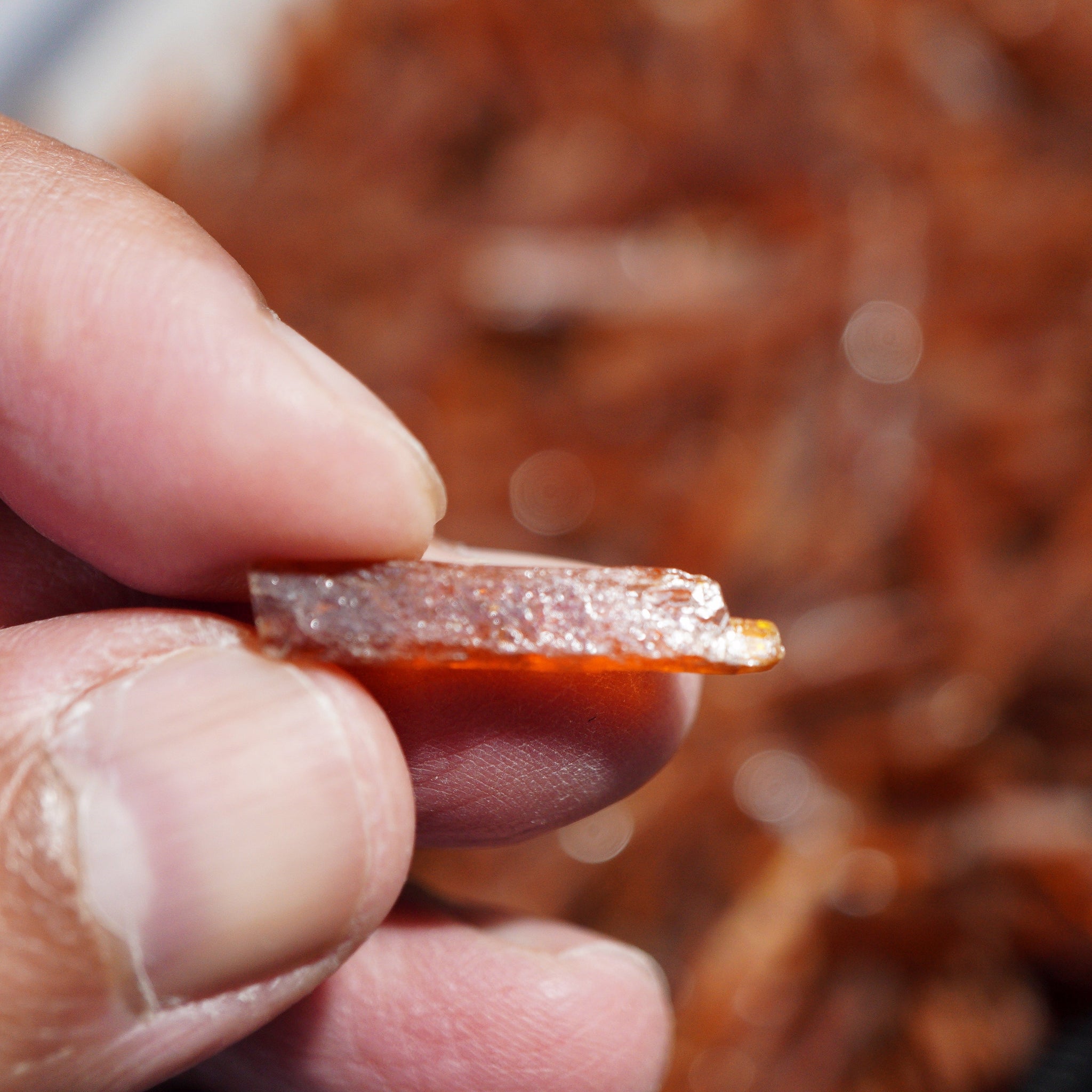 Superior Quality - Orange Kyanite Tanzania. 3.5Ct-10Ct Pieces @$7/stone On Blind Pour Basis. We