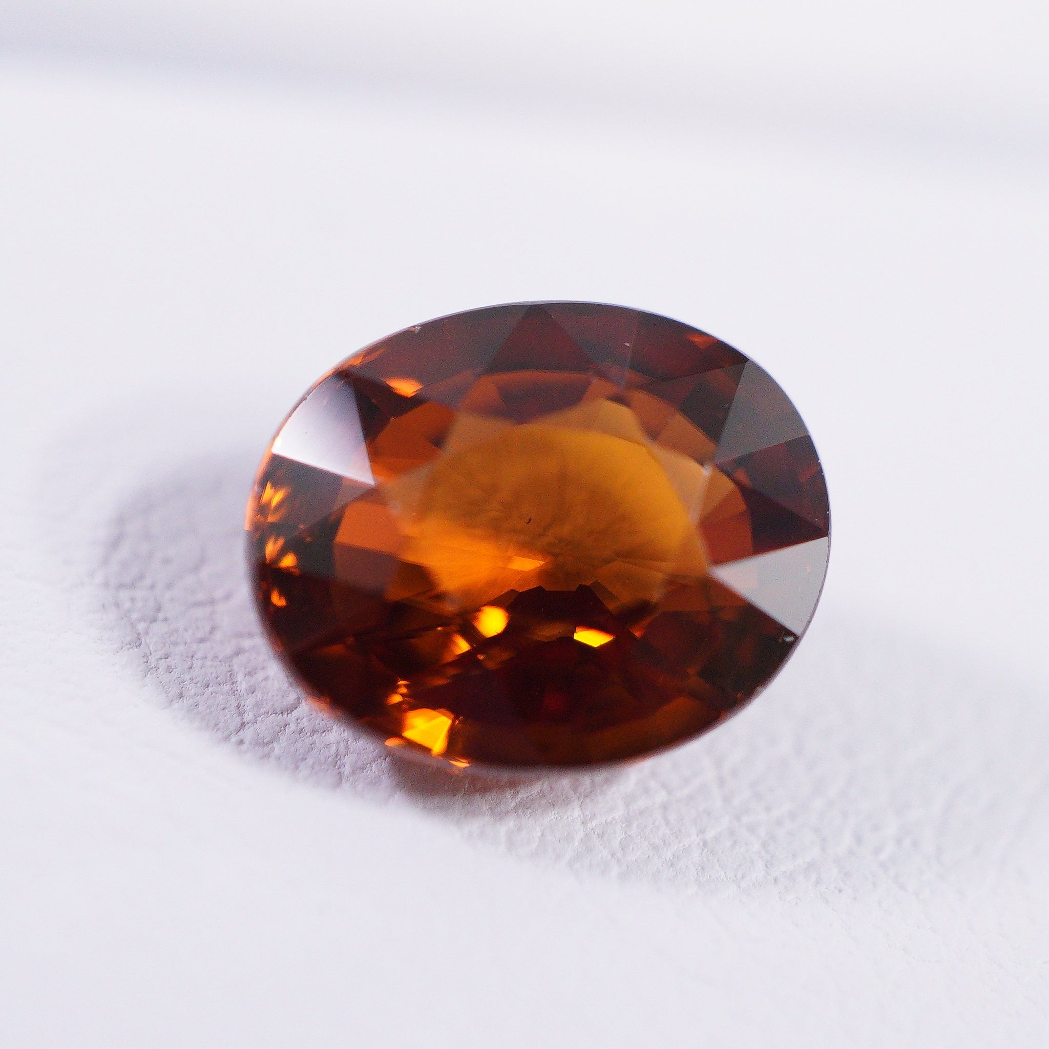 3.62Ct Spessartite Garnet Native Cut Nigeria Untreated Unheated