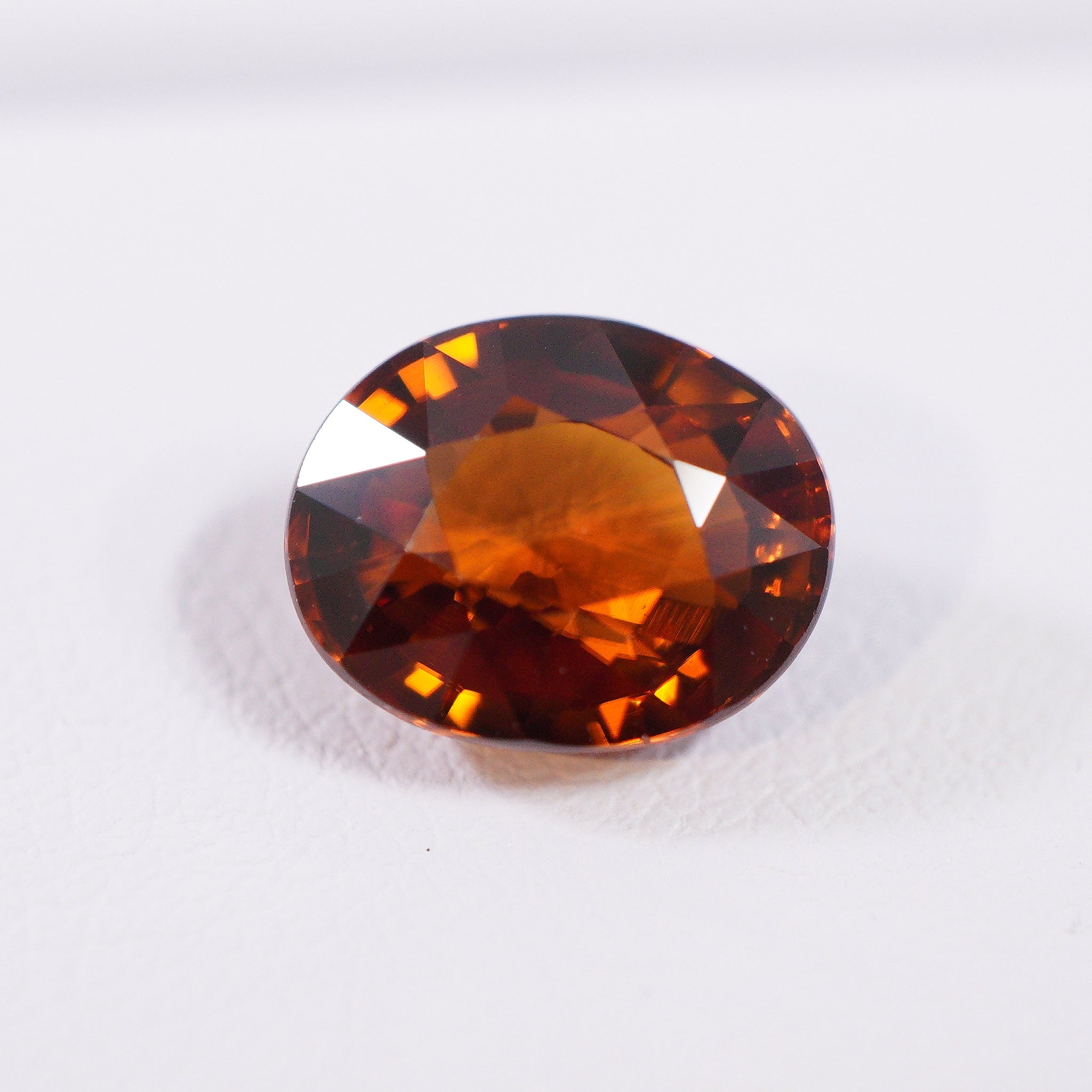 3.62Ct Spessartite Garnet Native Cut Nigeria Untreated Unheated