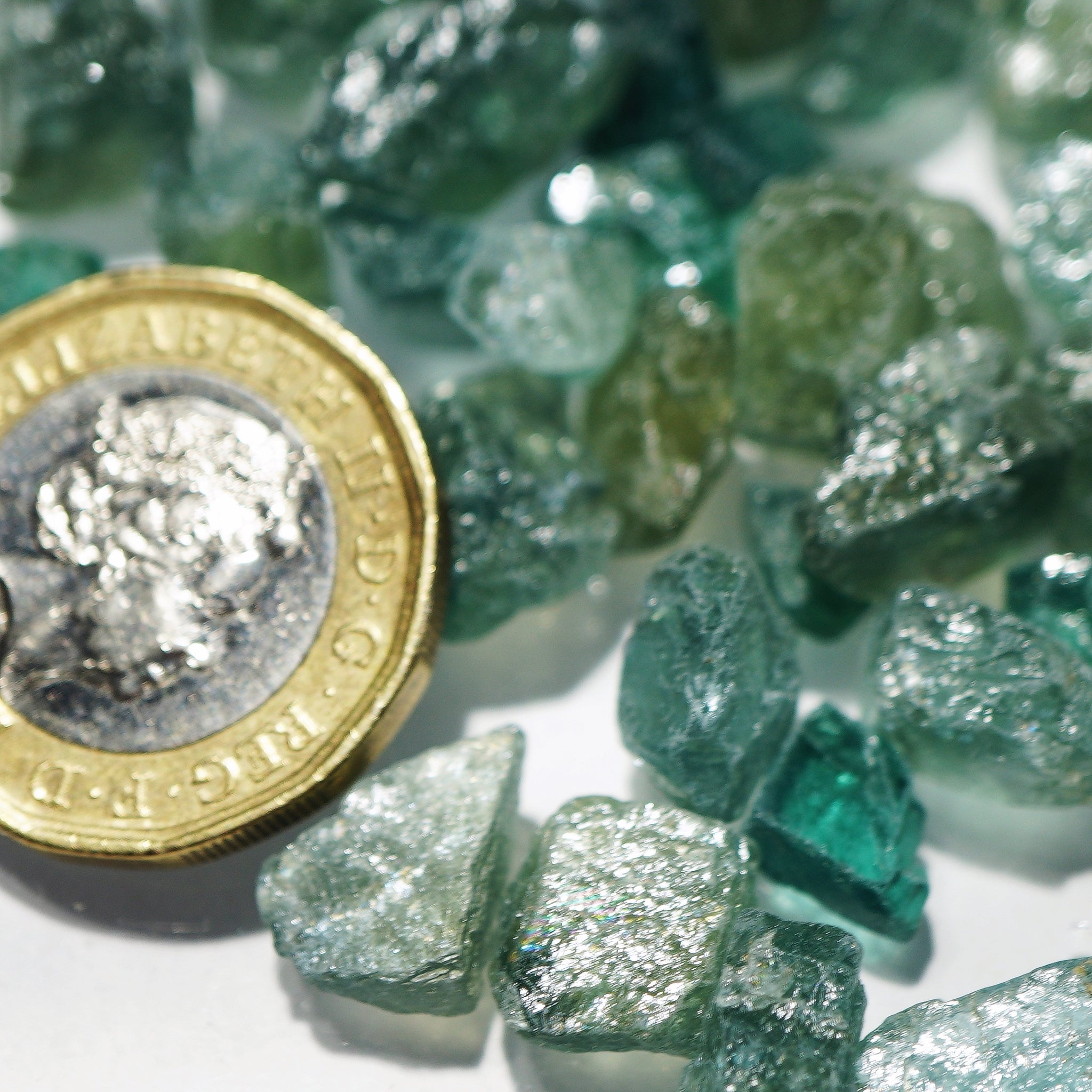 50G Blue Green Apatite Lots From Tanzania Blind Pour 0.2Gm - 3Gm- Buy As Much You Like
