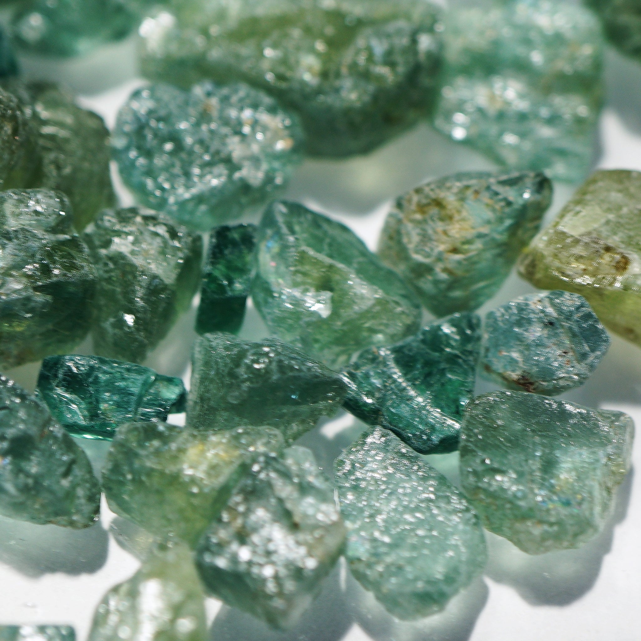 50G Blue Green Apatite Lots From Tanzania Blind Pour 0.2Gm - 3Gm- Buy As Much You Like