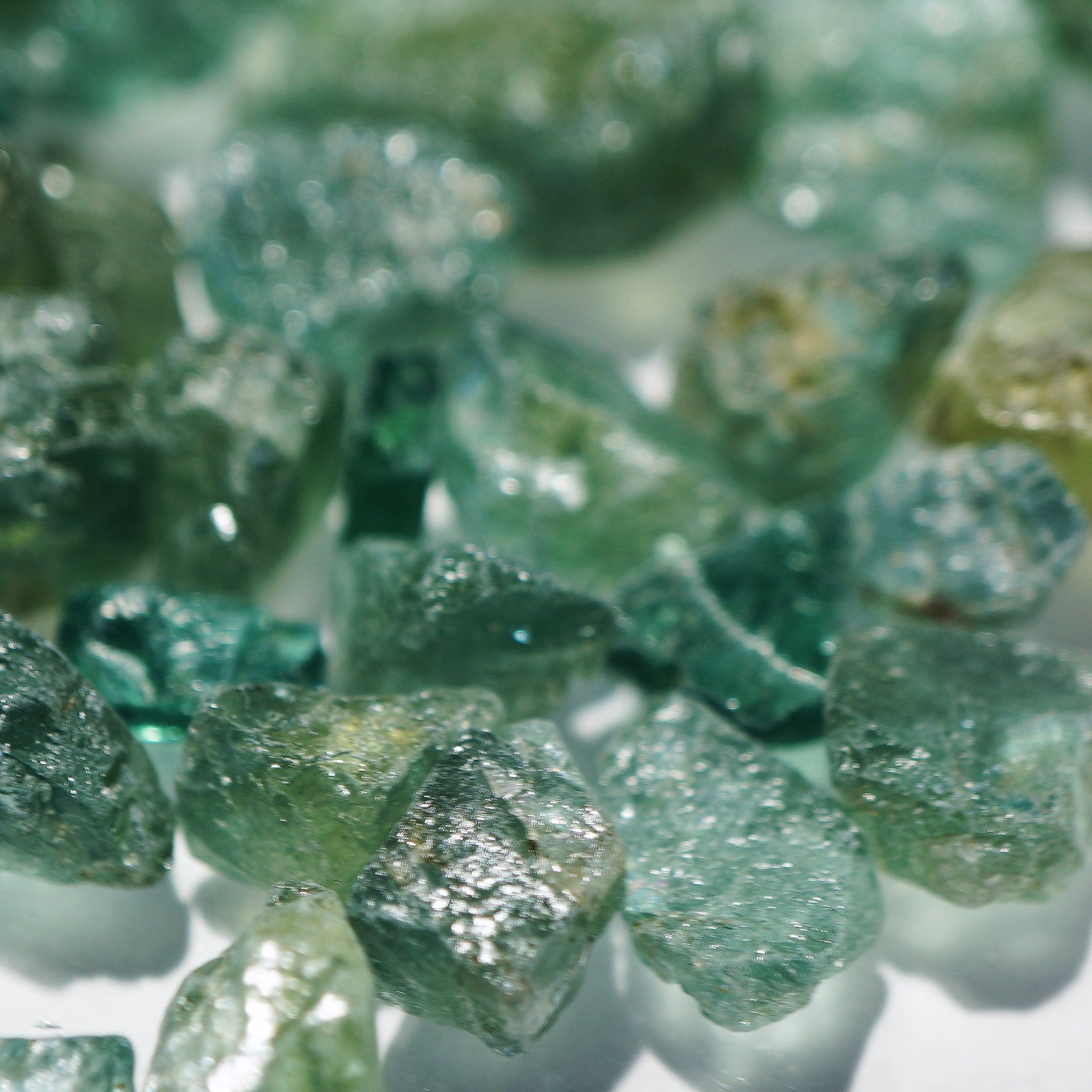 50G Blue Green Apatite Lots From Tanzania Blind Pour 0.2Gm - 3Gm- Buy As Much You Like