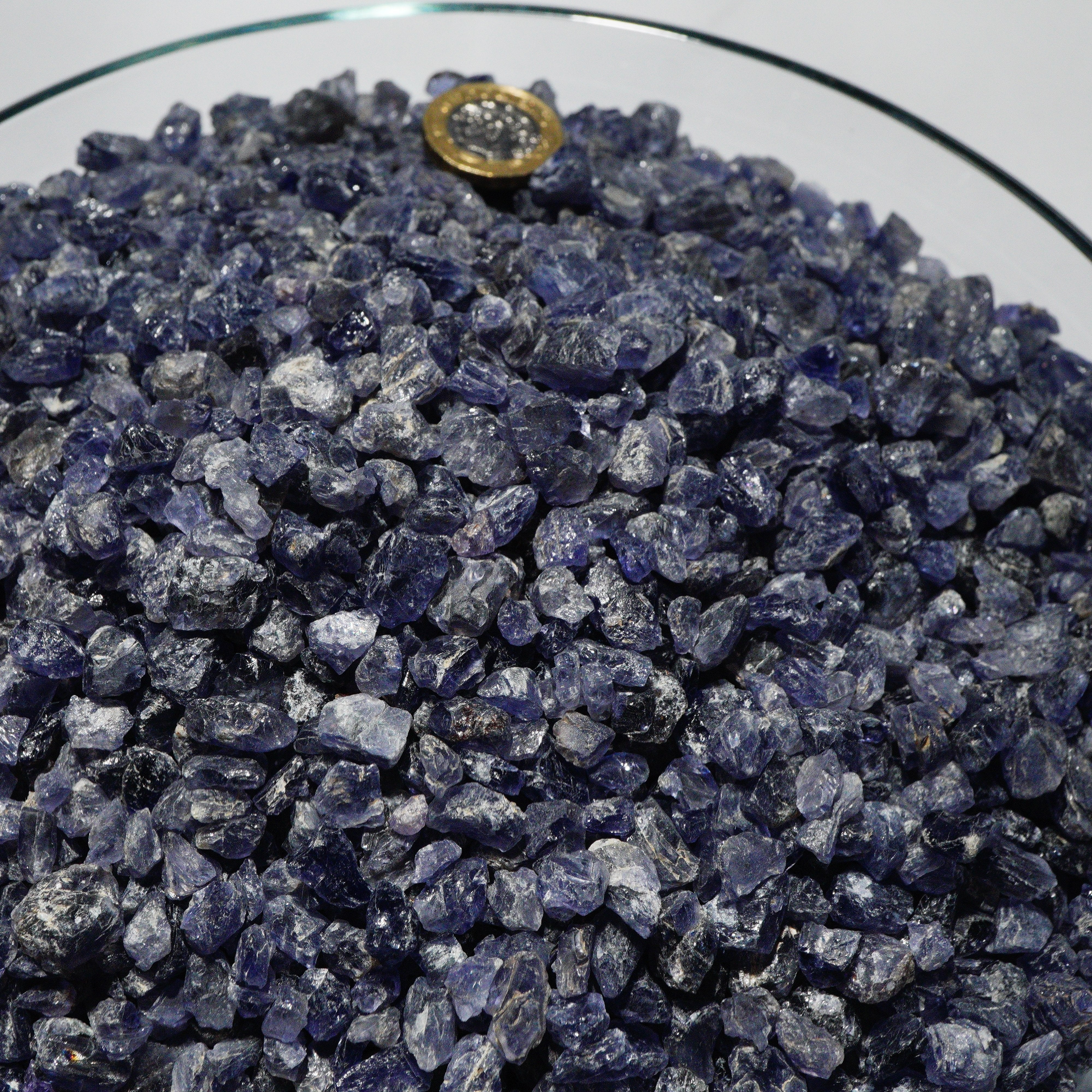 5049Gm {5Kg} Wholesale Lot Iolite From Tanzania 0.20Gm-2.00Gm Some Crystals Too..