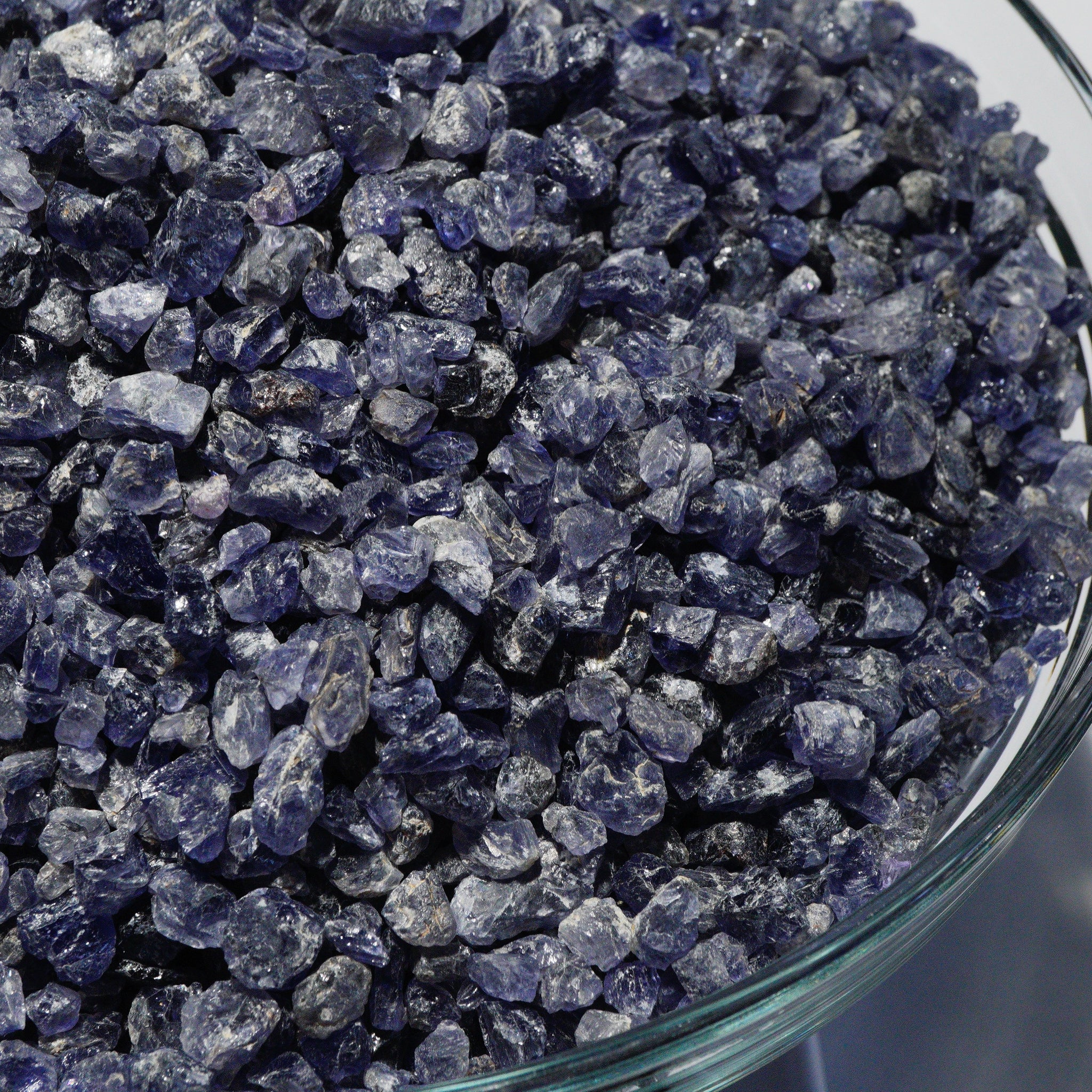 5049Gm {5Kg} Wholesale Lot Iolite From Tanzania 0.20Gm-2.00Gm Some Crystals Too..