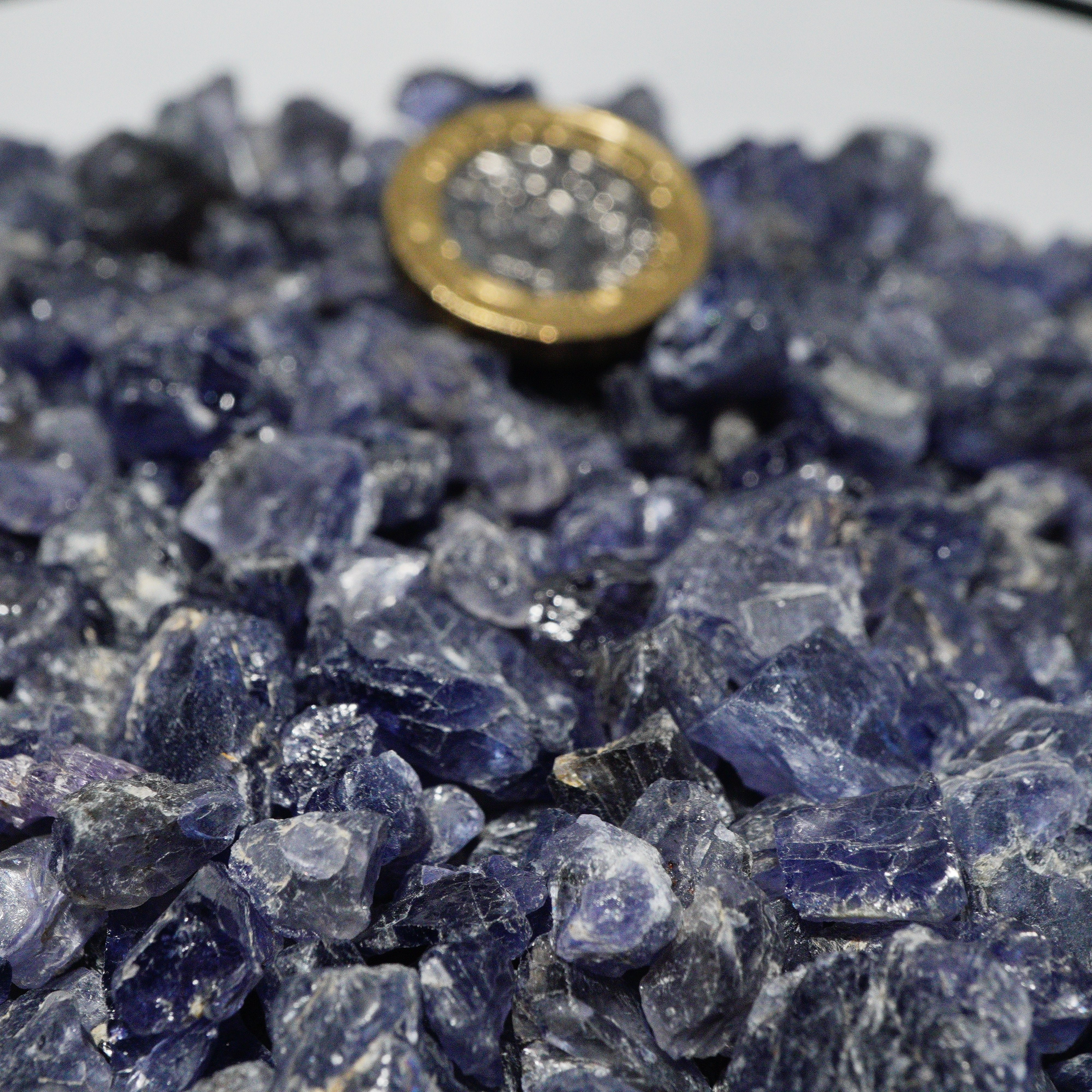 5049Gm {5Kg} Wholesale Lot Iolite From Tanzania 0.20Gm-2.00Gm Some Crystals Too..
