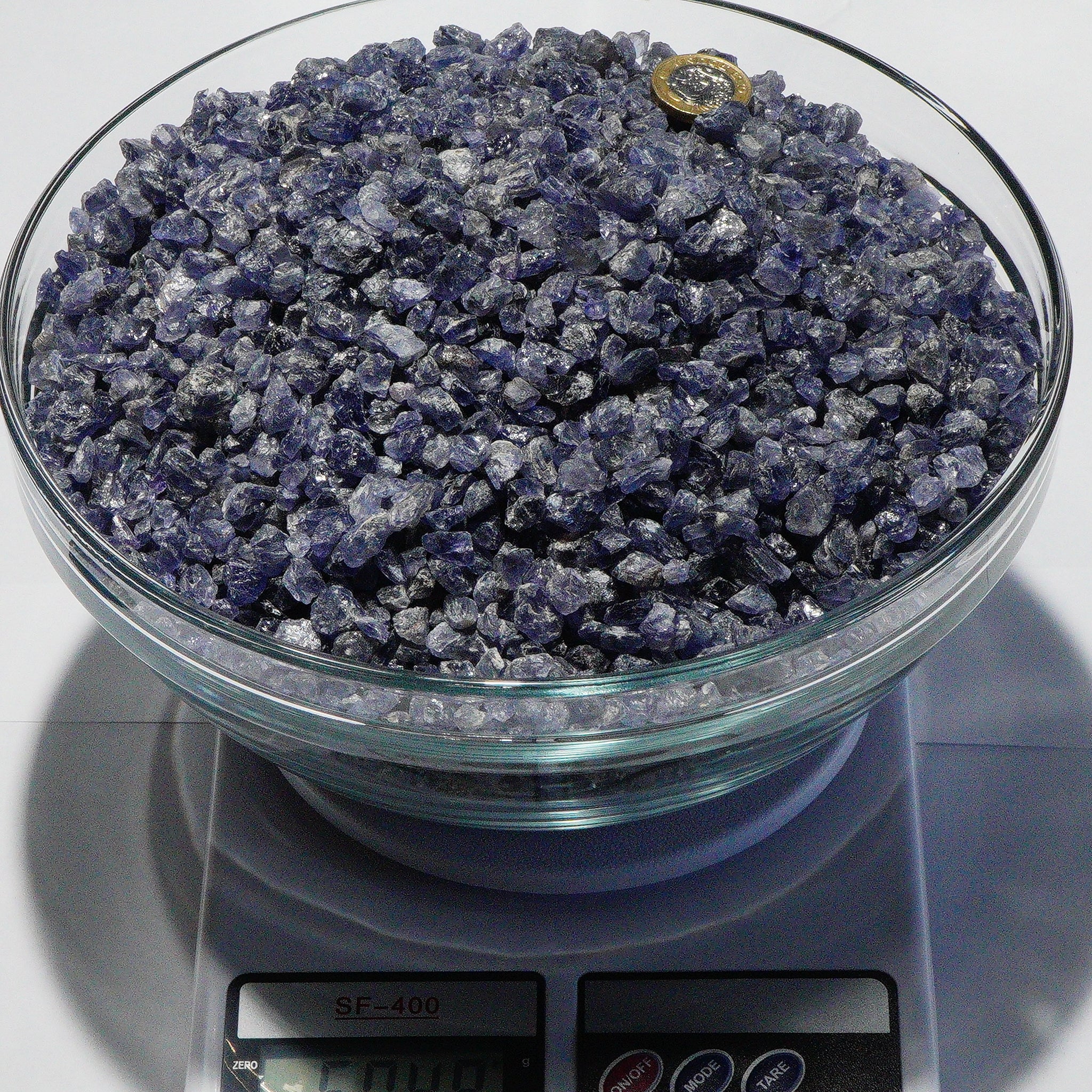 5049Gm {5Kg} Wholesale Lot Iolite From Tanzania 0.20Gm-2.00Gm Some Crystals Too..