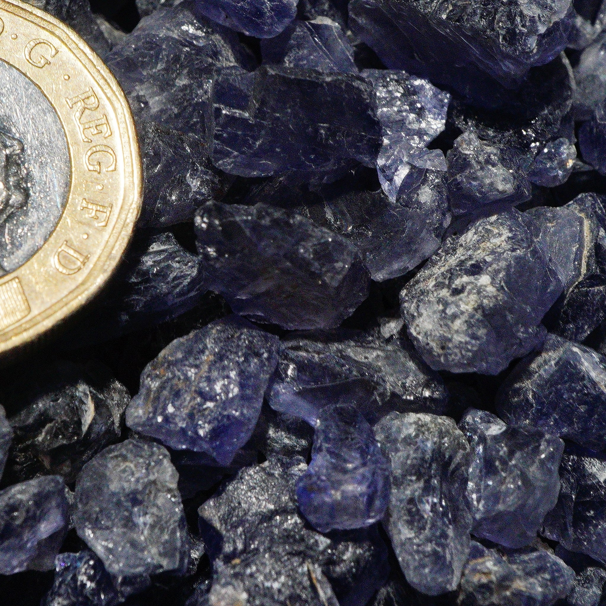 5049Gm {5Kg} Wholesale Lot Iolite From Tanzania 0.20Gm-2.00Gm Some Crystals Too..