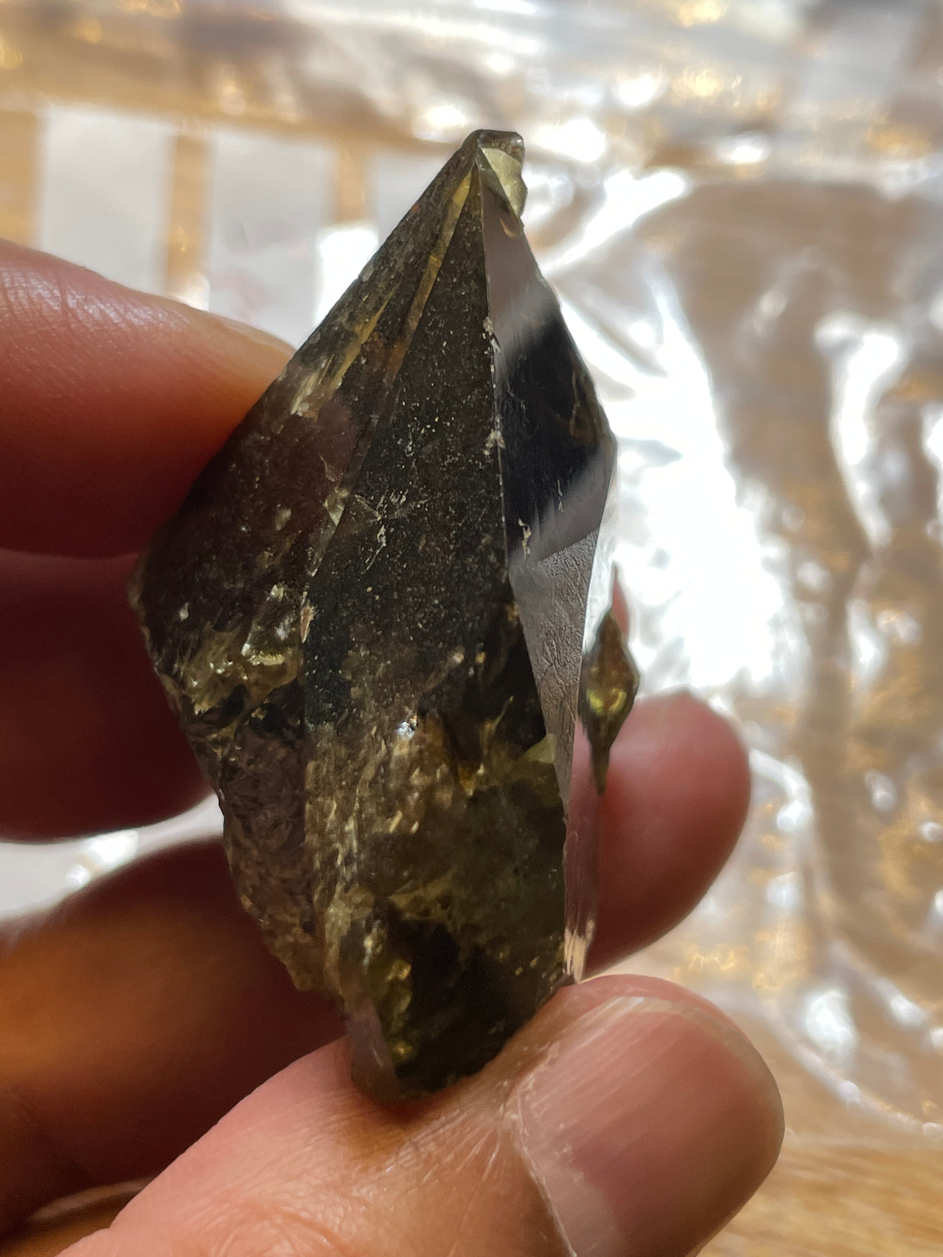 241.59Ct / 43.31Gm Tanzanian Sphene Crystal Untreated Unheated. Very High End Ultra Rare