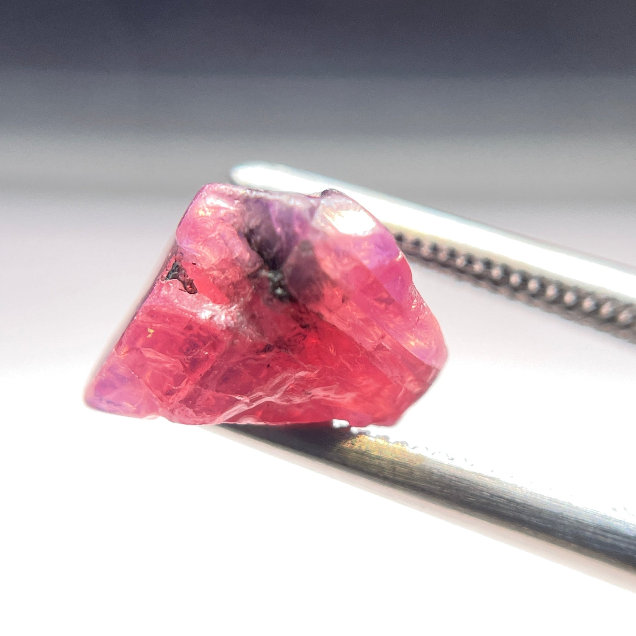 3.67Ct Winza Sapphire Crystal Tanzania Untreated Unheated.