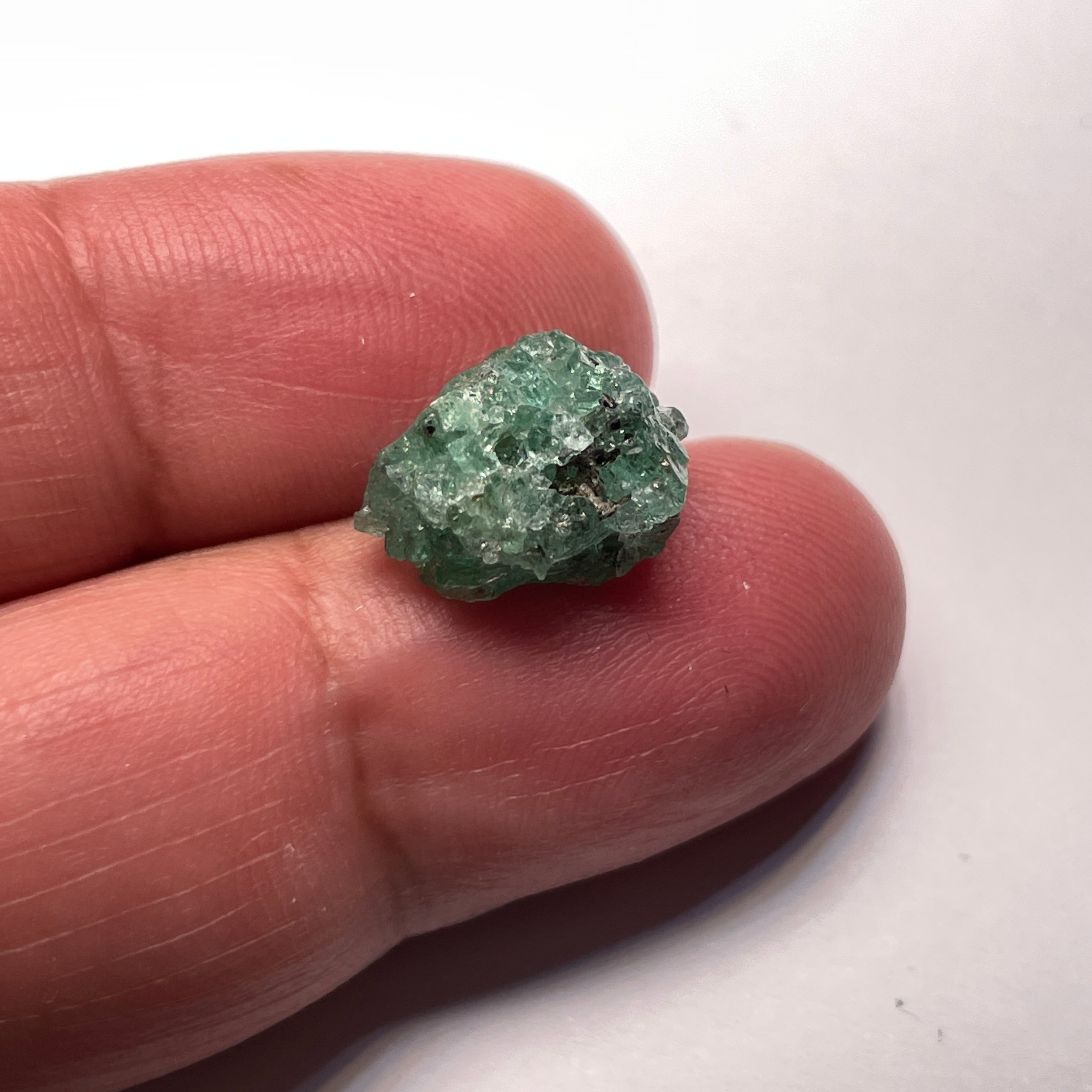 7.58Ct Emerald Crystal Tanzania Untreated Unheated No Oil