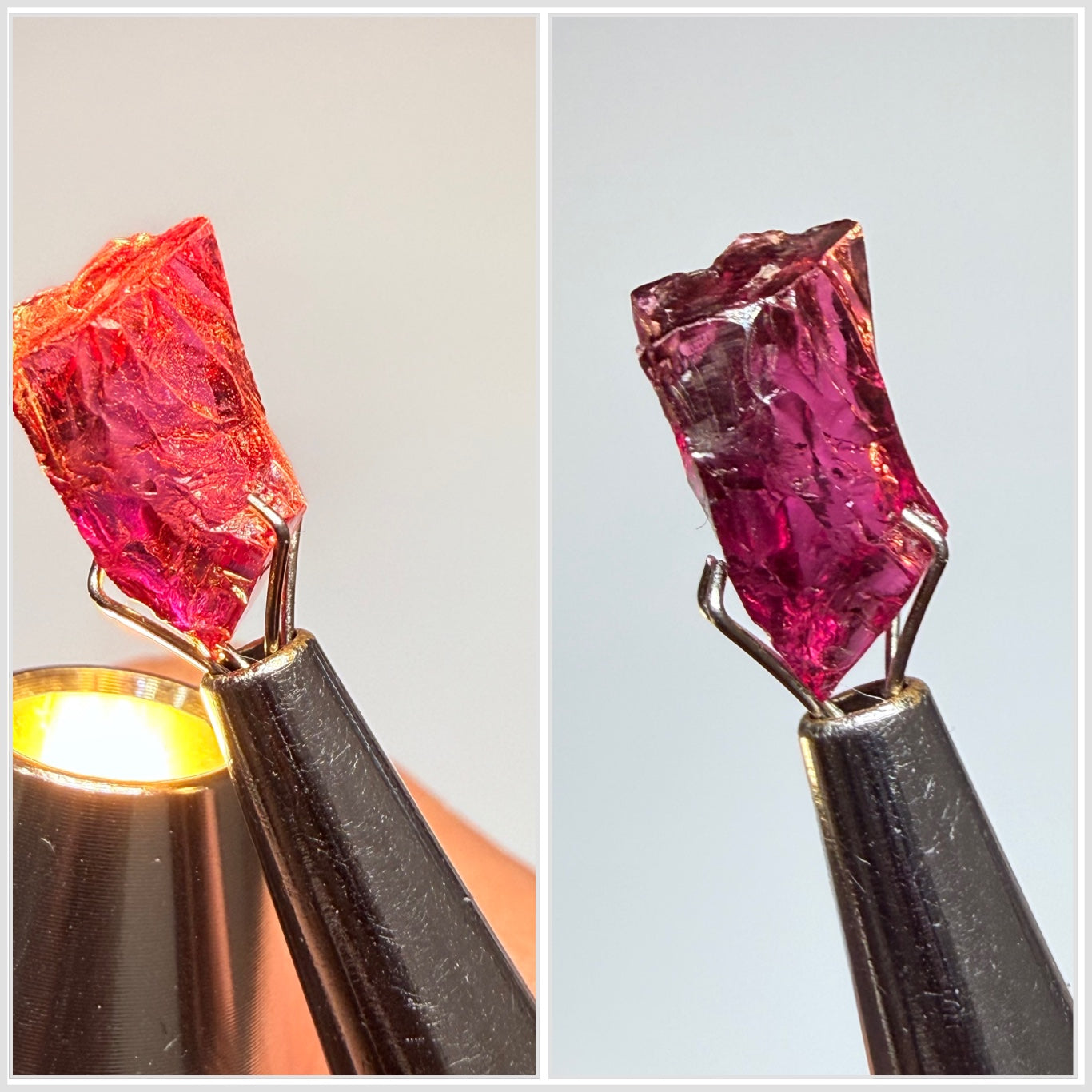 Colour Shift Garnet, 3.80ct, Tanzania, Untreated Unheated, vvs-if