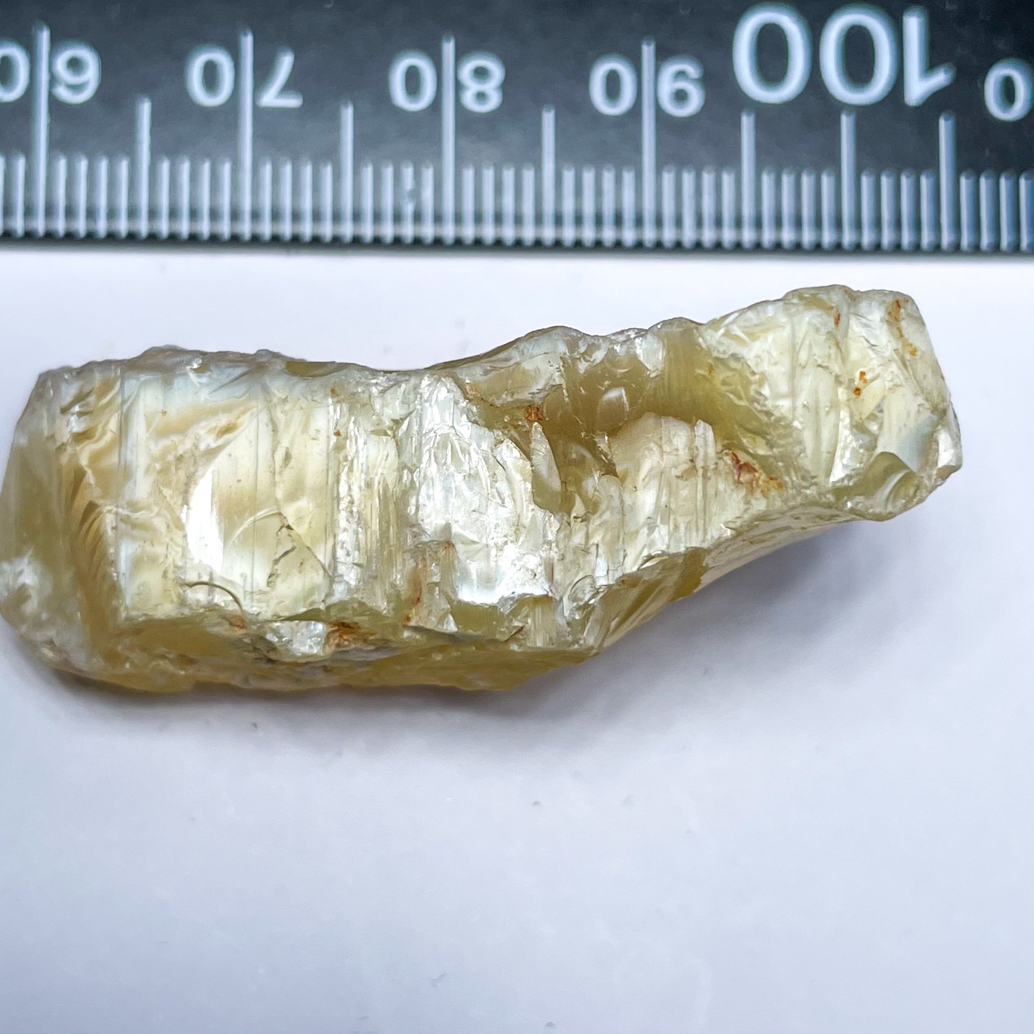 70.82Ct Opal Tanzania Untreated Unheated From A 1999 Deposit Chatoyant (Cats-Eye Effect)