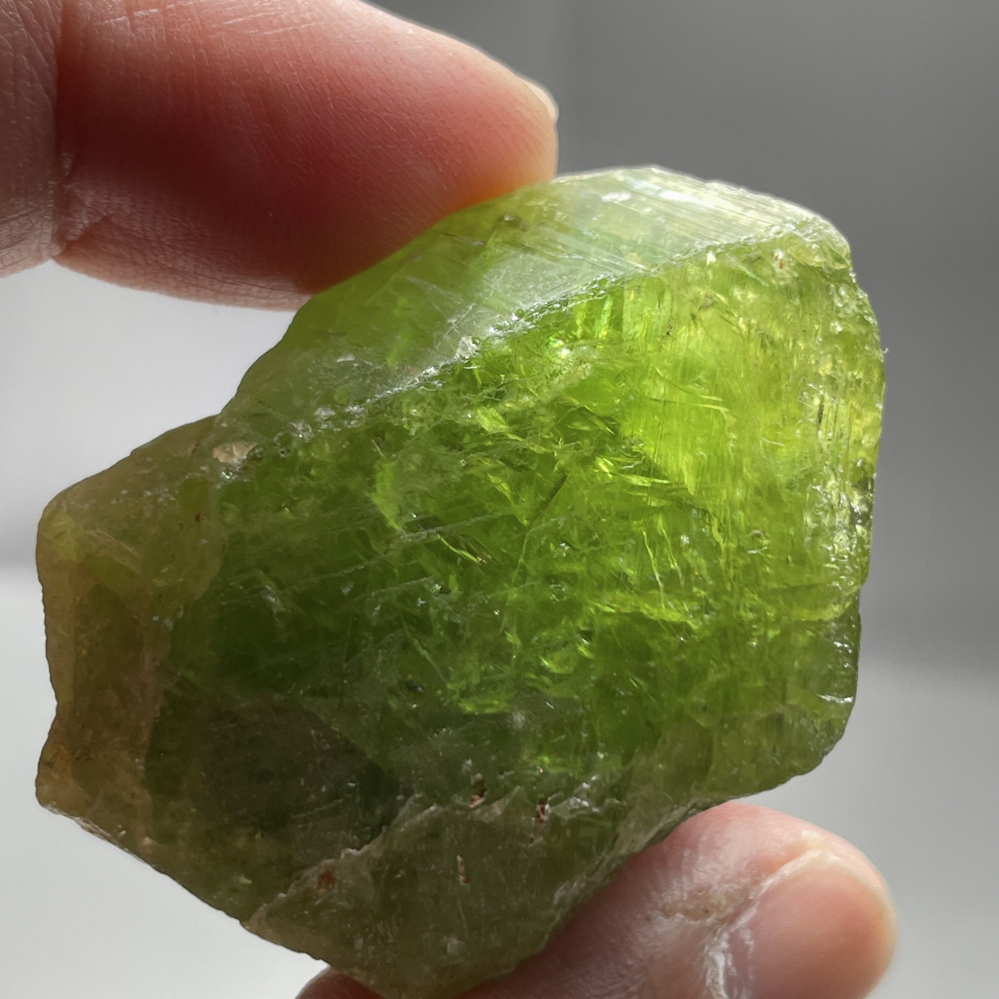 65.40Gm / 327.00Ct Tsavorite Merelani Tanzania Untreated Unheated - With Gemmy Poritions. 44.5 X 21