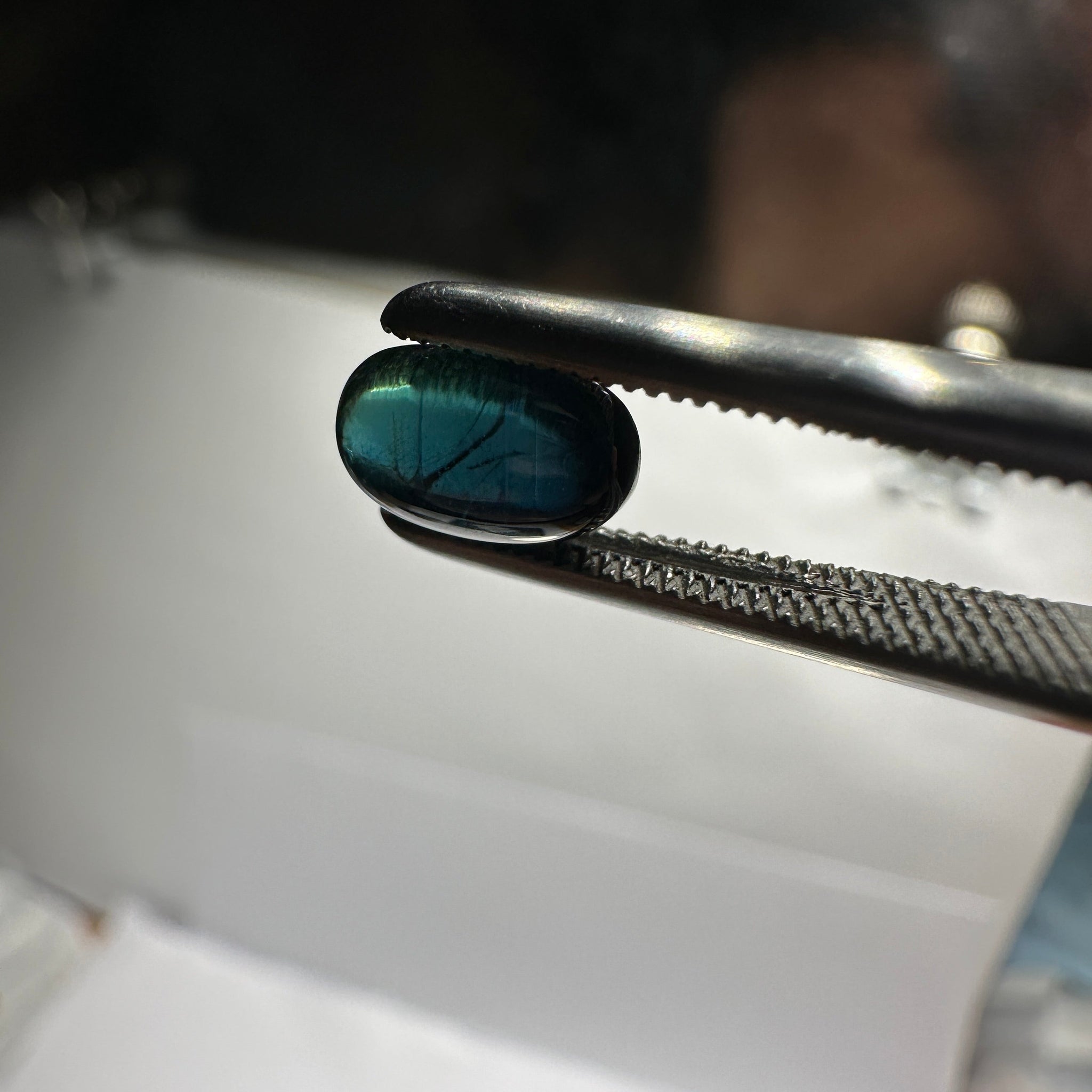 1.80Ct Sapphire Cabochon Kenya. Untreated Unheated. Can Be Used As Is Or Facet It Into A Cut Stone.