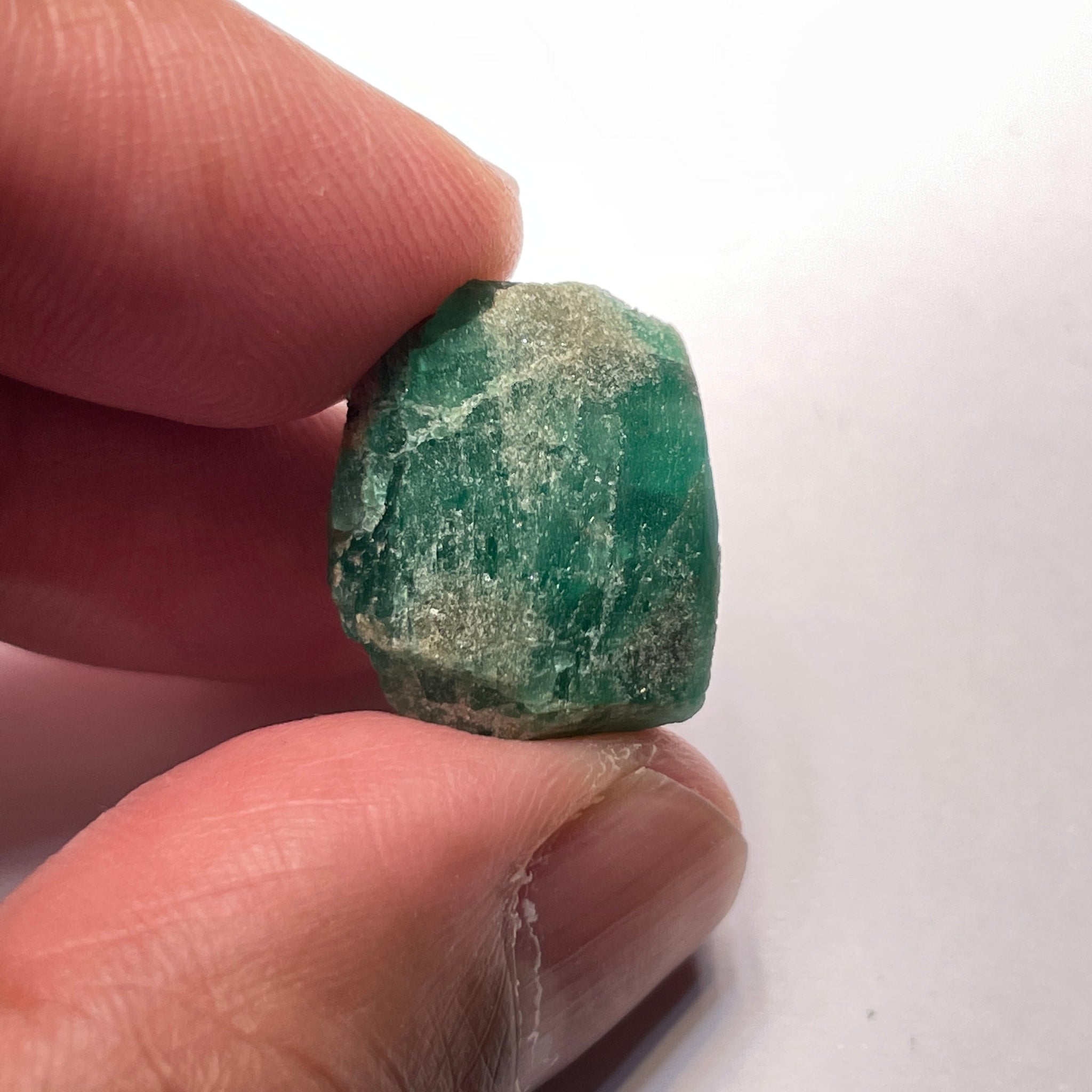 24.63Ct Emerald Crystal Tanzania Untreated Unheated No Oil