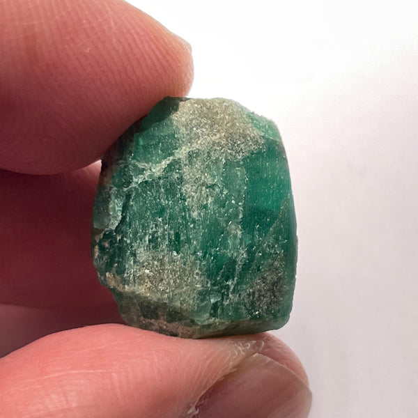 24.63Ct Emerald Crystal Tanzania Untreated Unheated No Oil