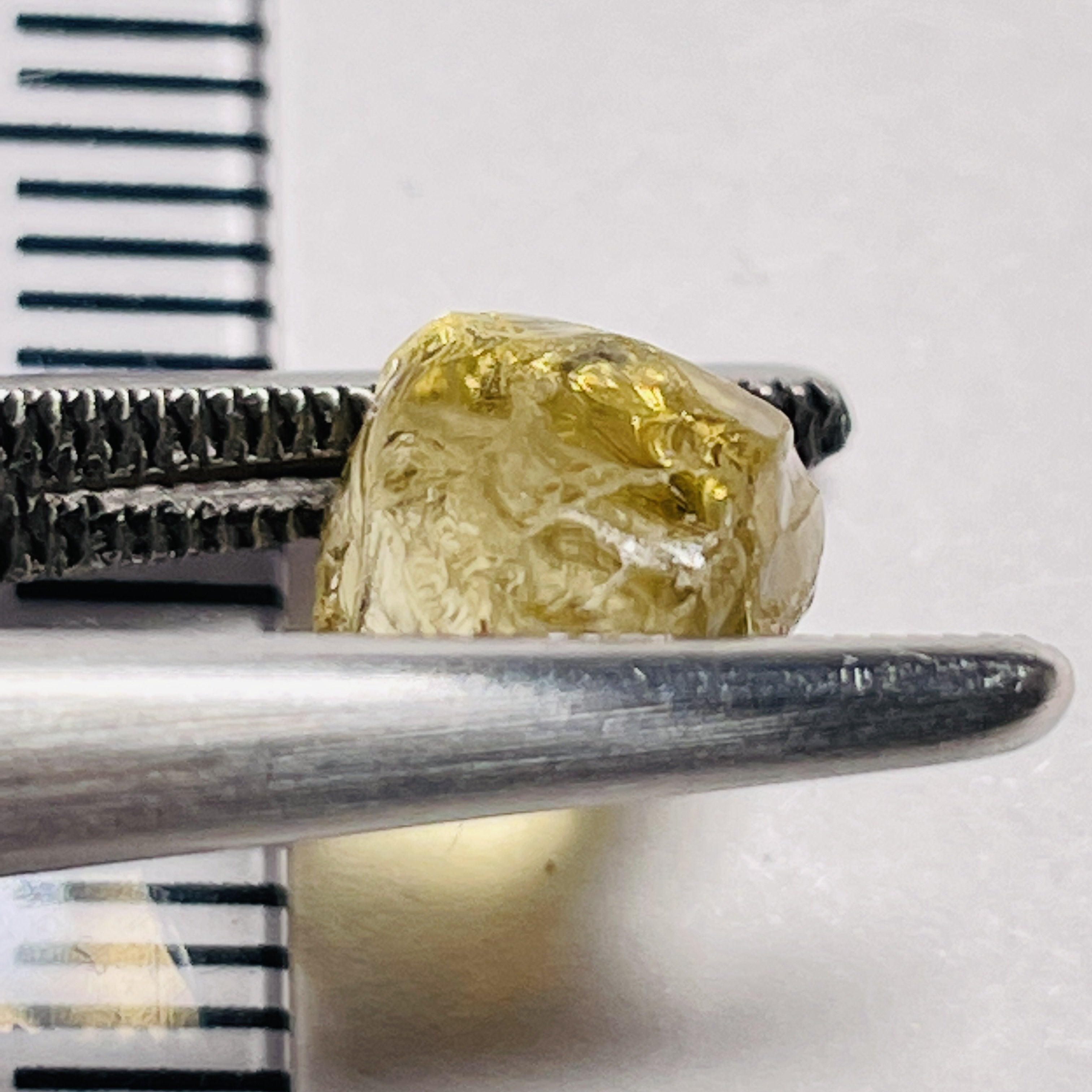 3.44Ct Yellow Tourmaline Crystal Vvs-If Tanzania Untreated Unheated.
