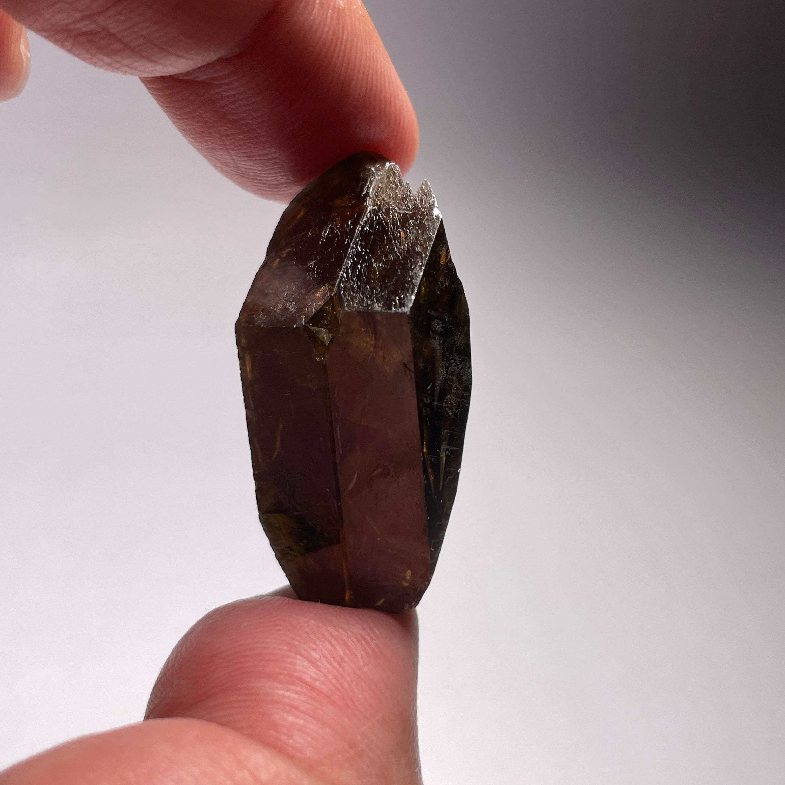 80.67Ct/16.13Gm Tanzanian Sphene Crystal Untreated Unheated. 38.4 X 15.5 19.6Mm Very High End Ultra