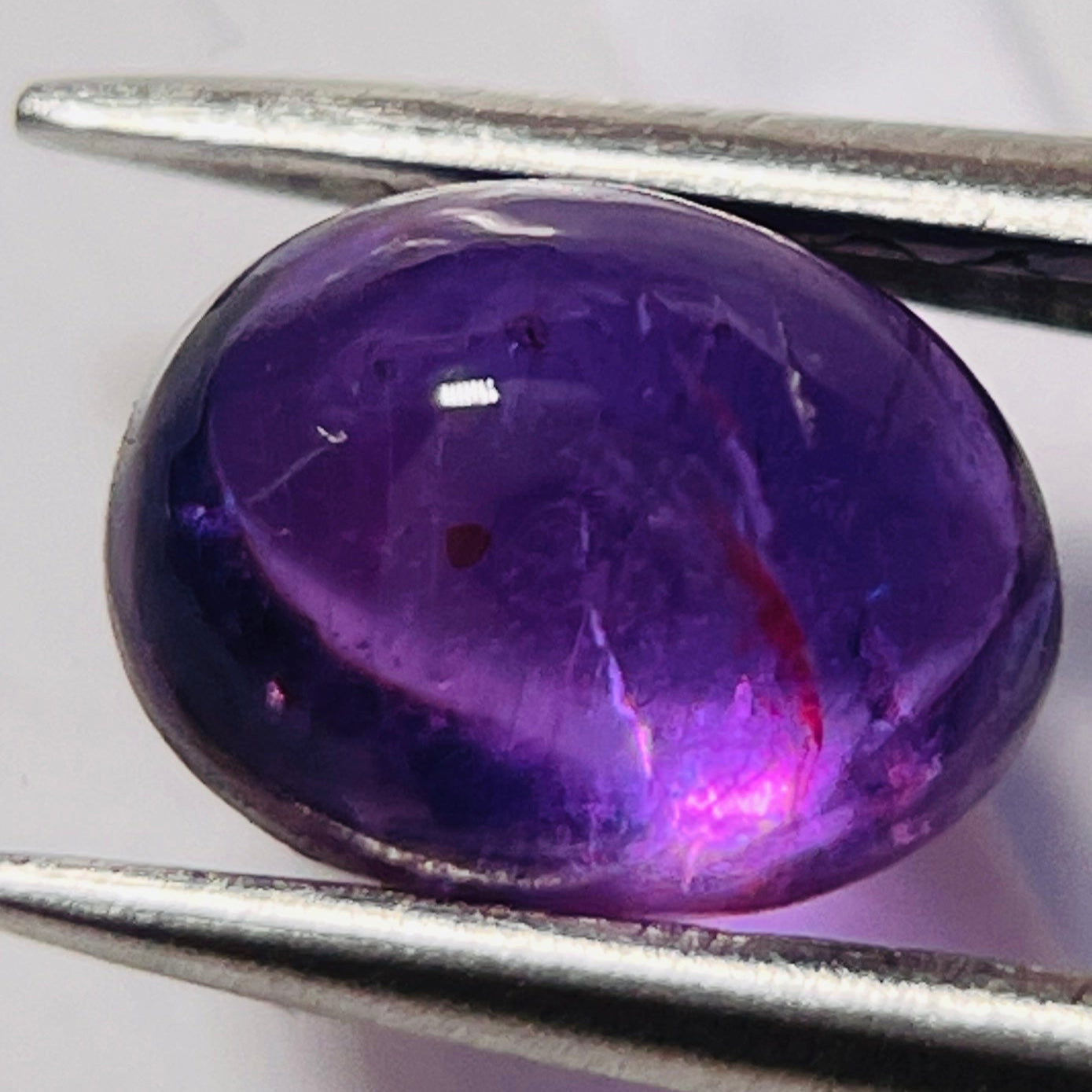 1.65Ct Sapphire Cabochon Umba Valley Tanzania. Untreated Unheated.