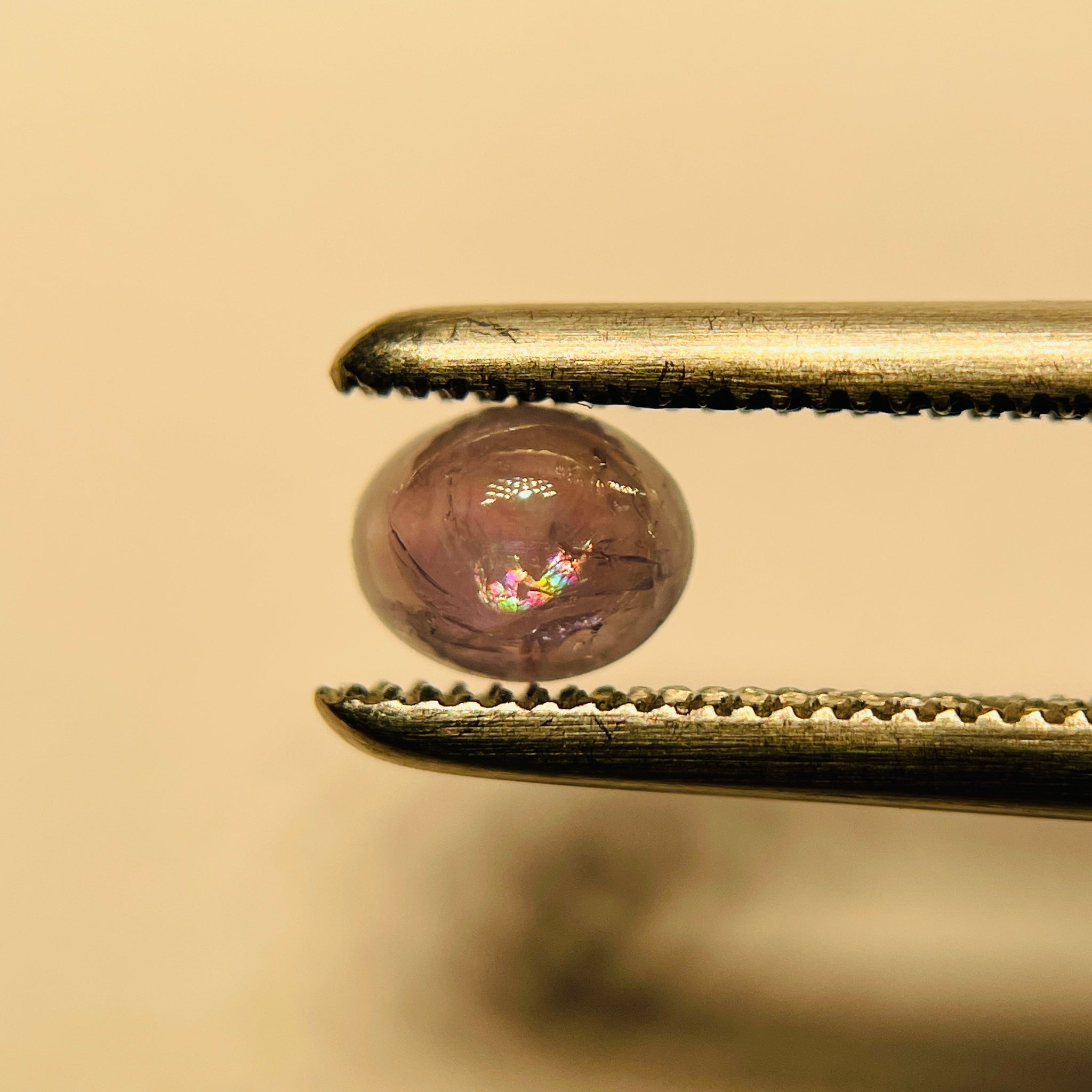 0.48Ct Cats-Eye Alexandrite Lake Manyara Tanzania. Untreated Unheated. Yep Thats A Rainbow In It