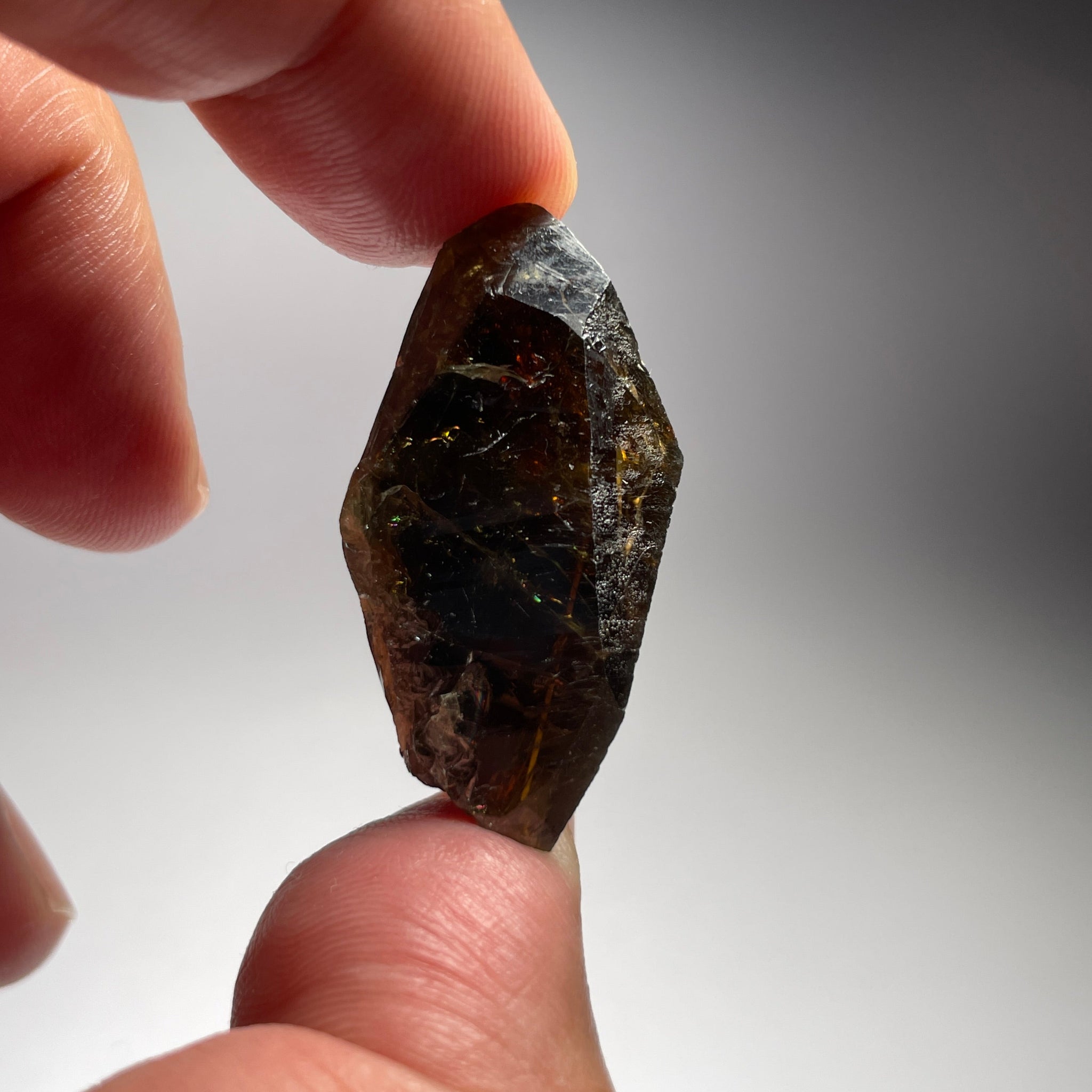 80.67Ct/16.13Gm Tanzanian Sphene Crystal Untreated Unheated. 38.4 X 15.5 19.6Mm Very High End Ultra