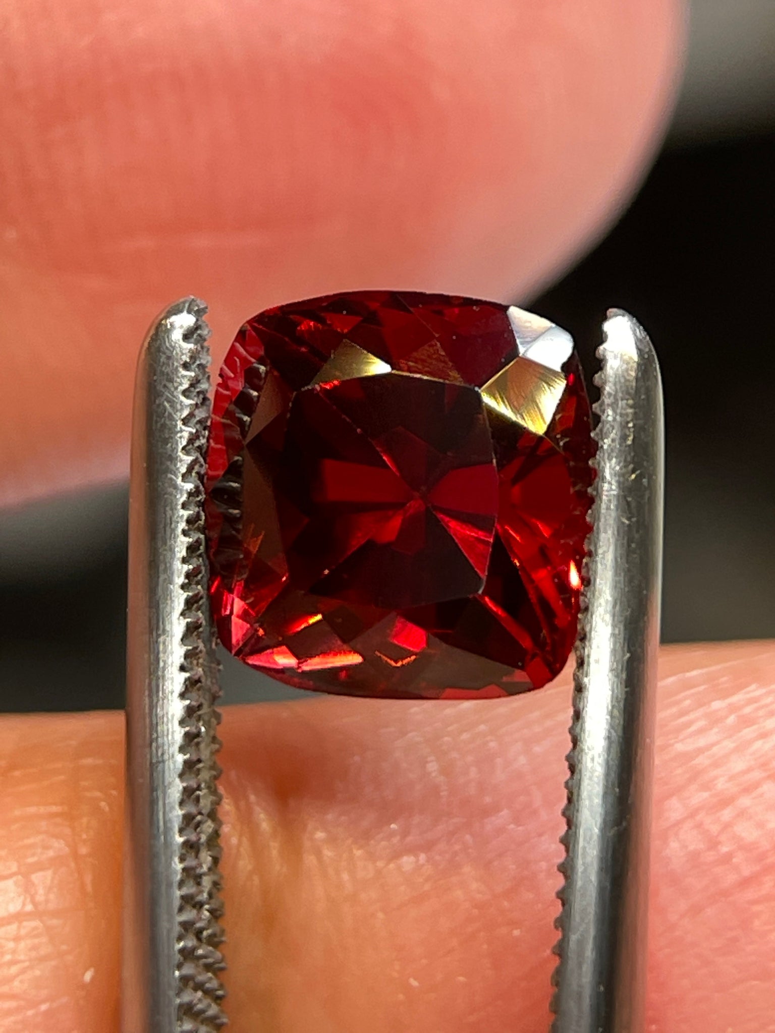 3.35Ct Malaya Garnet. Tanzania. Untreated Unheated
