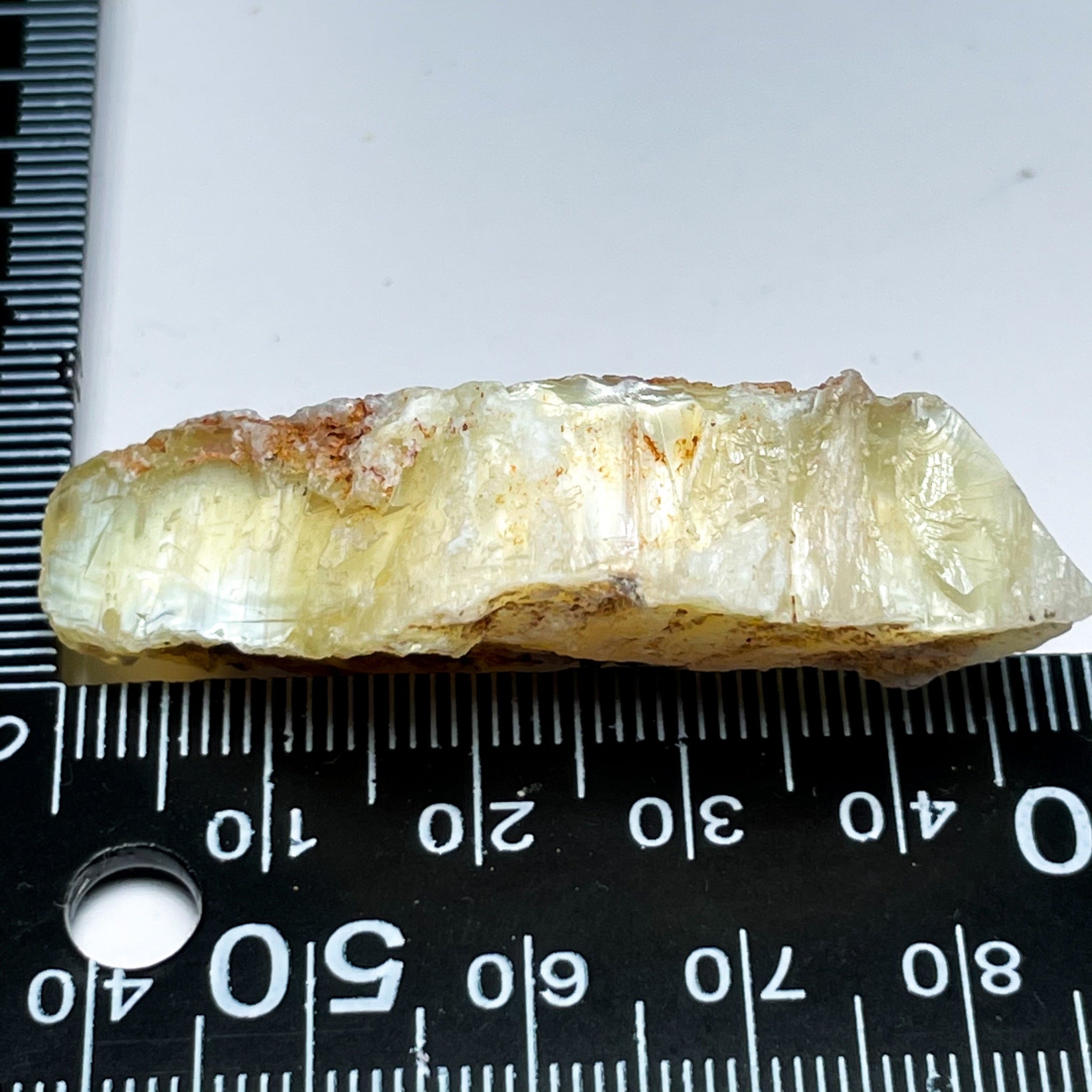 78.43Ct Opal Tanzania Untreated Unheated From A 1999 Deposit Chatoyant (Cats-Eye Effect)