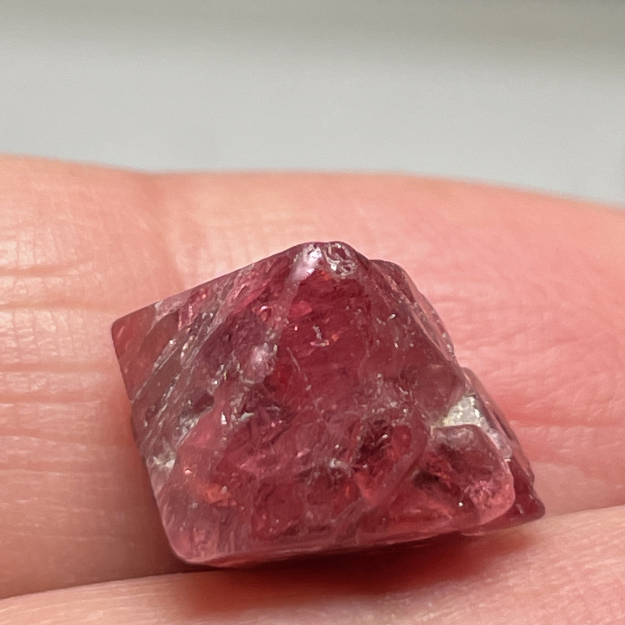 12.38Ct Mahenge Spinel Crystal Tanzania Untreated Unheated. 11.5 X 12.1 9.3 Mm
