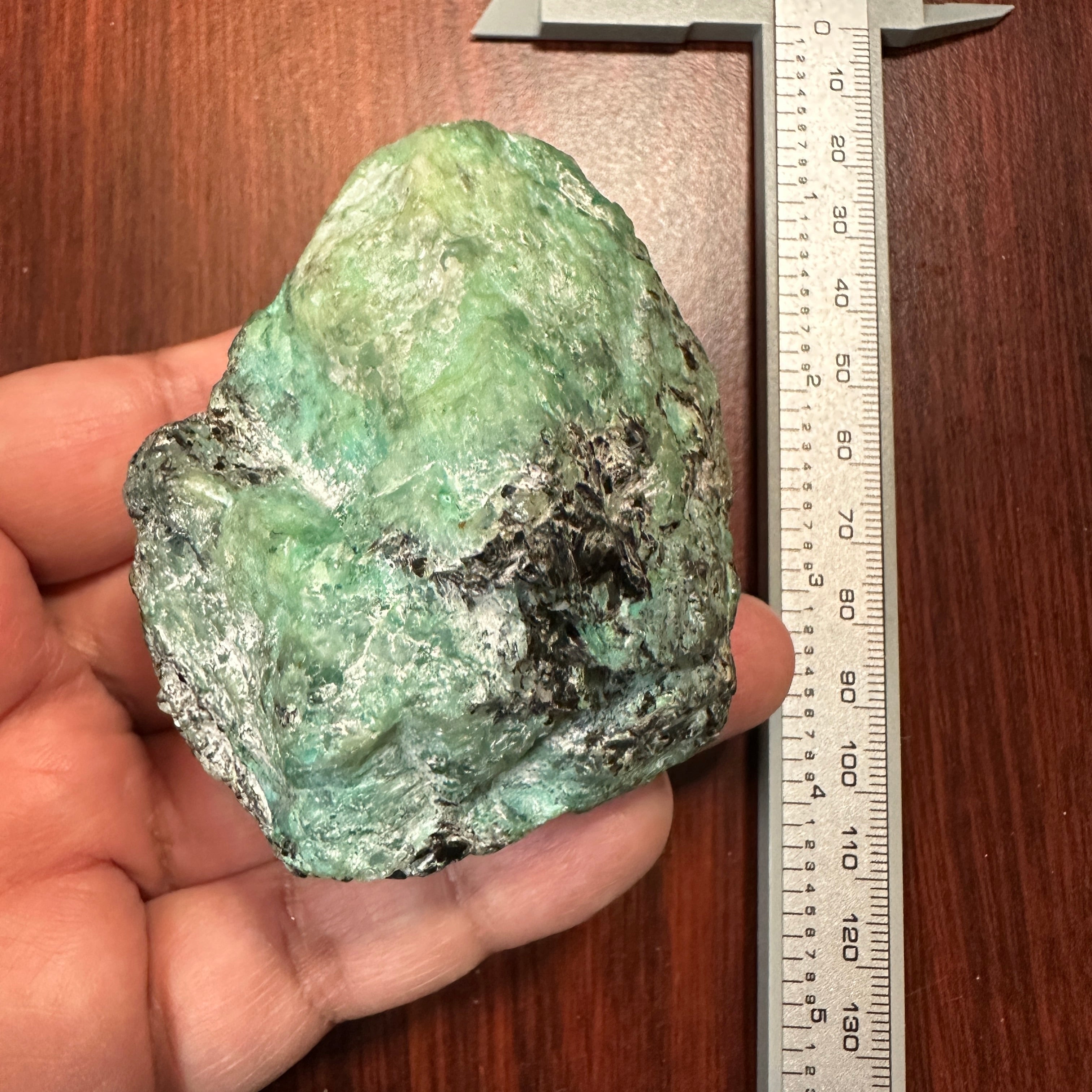 199.50Gm Emerald Crystal Tanzania Untreated Unheated