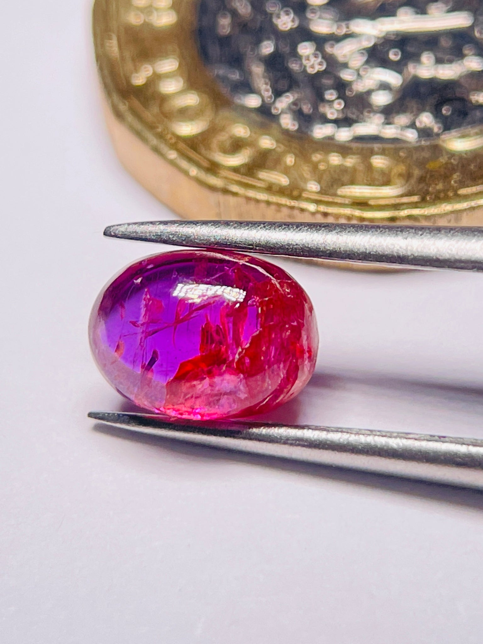 1.88Ct Sapphire Cabochon Umba Valley Tanzania. Untreated Unheated