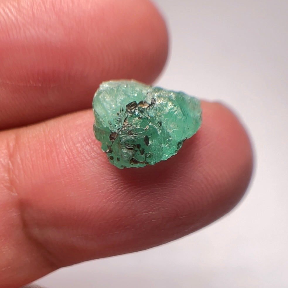 3.81Ct Emerald Crystal Tanzania Untreated Unheated No Oil