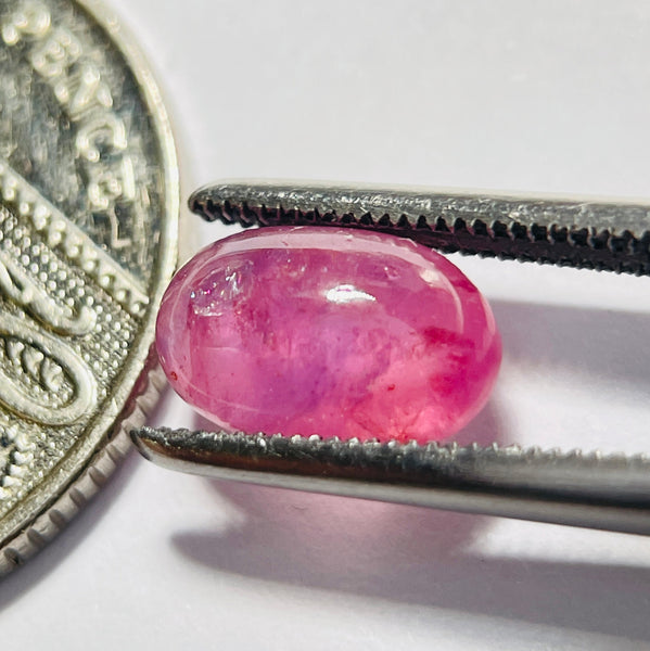 2.81Ct Umba Sapphire Cabochon. Tanzania Untreated Unheated.