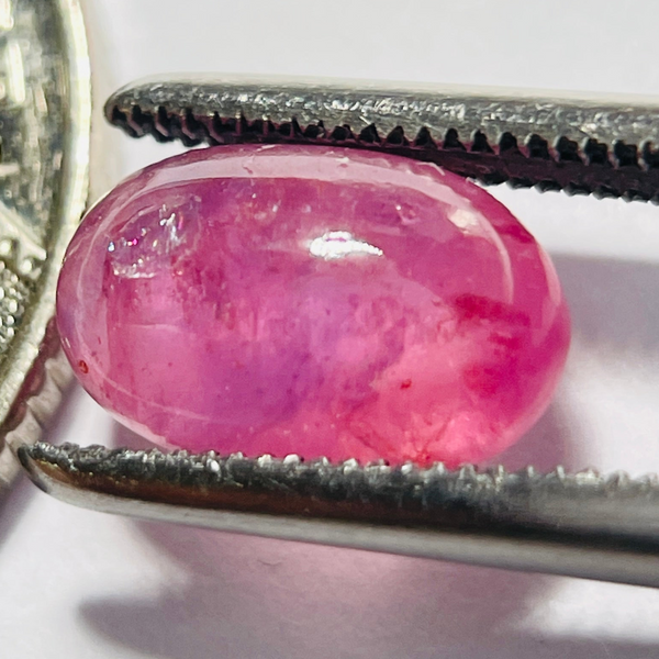 Umba Sapphire Cabochon. 2.81ct, Tanzania, Untreated Unheated.