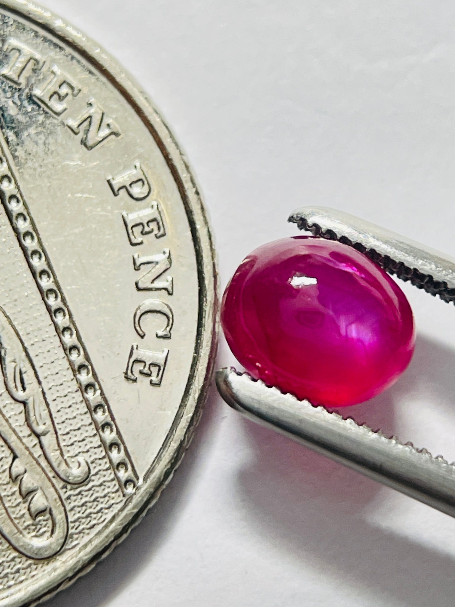 1.75Ct Ruby Tanzania. Untreated Unheated. Seems To Have A Moving Spot/star