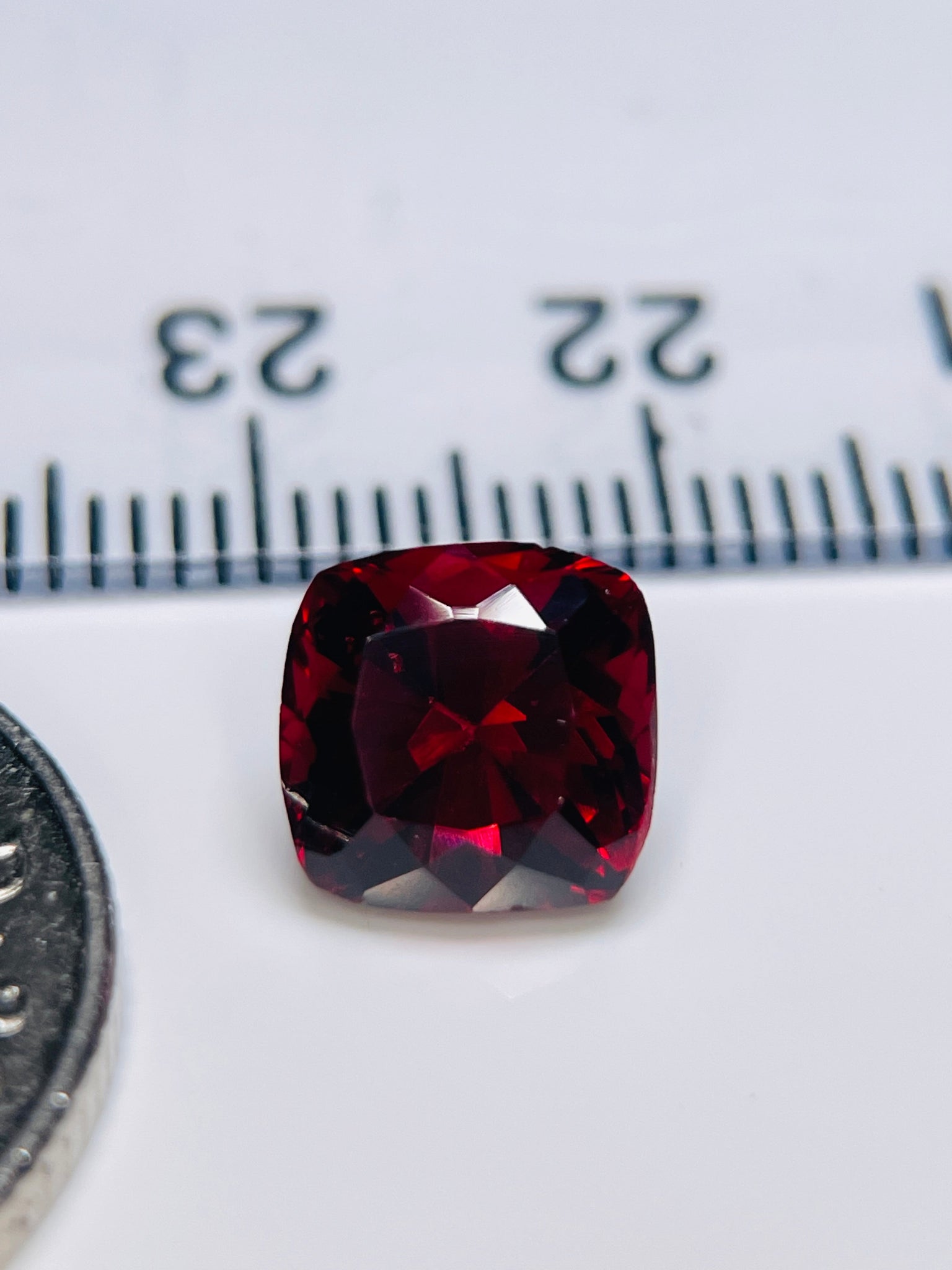 3.35Ct Malaya Garnet. Tanzania. Untreated Unheated