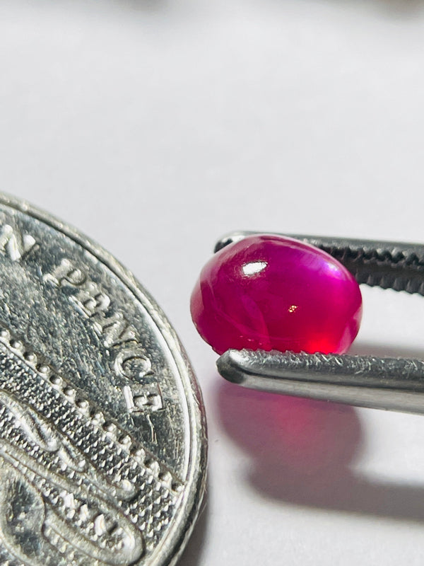 1.75Ct Ruby Tanzania. Untreated Unheated. Seems To Have A Moving Spot/star