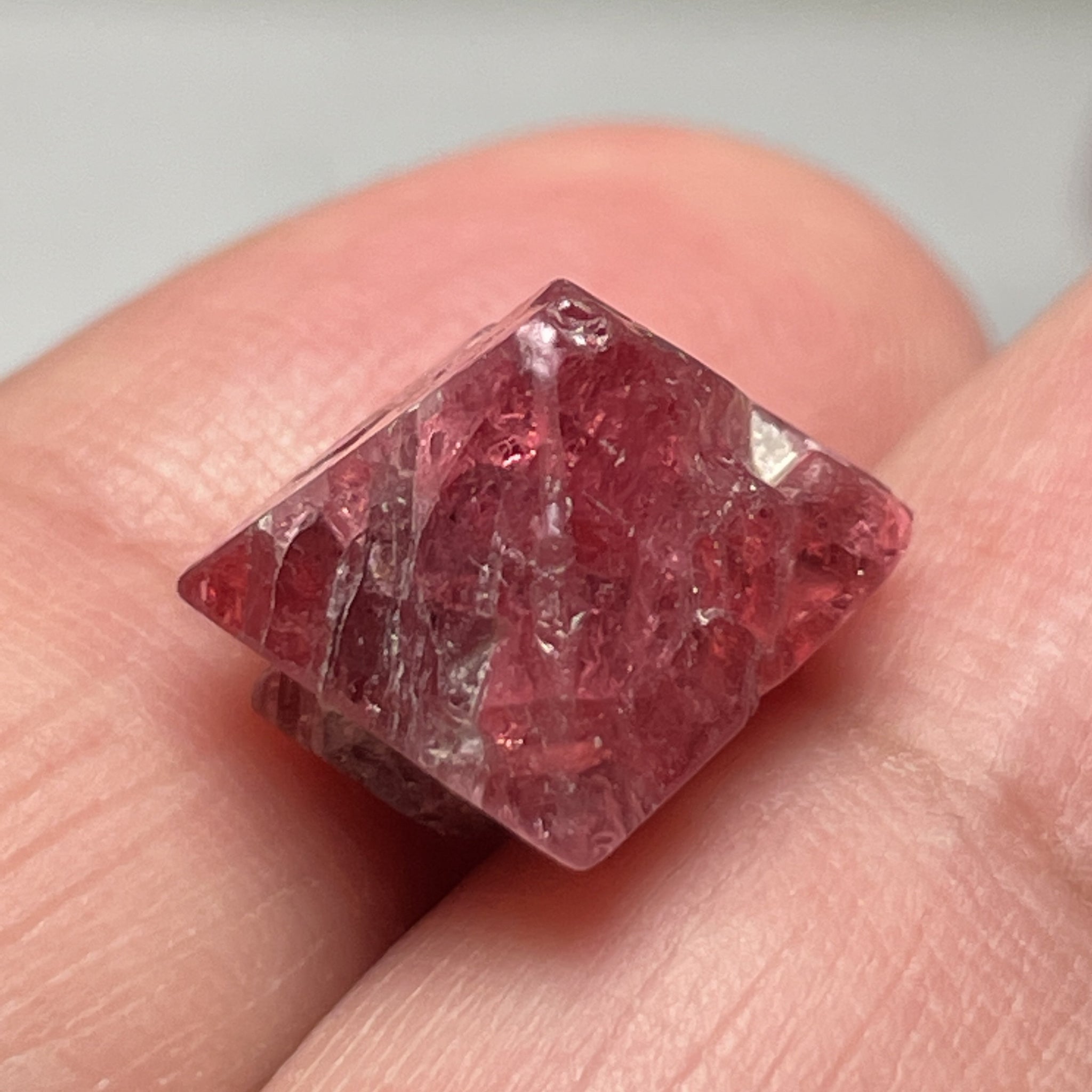 12.38Ct Mahenge Spinel Crystal Tanzania Untreated Unheated. 11.5 X 12.1 9.3 Mm