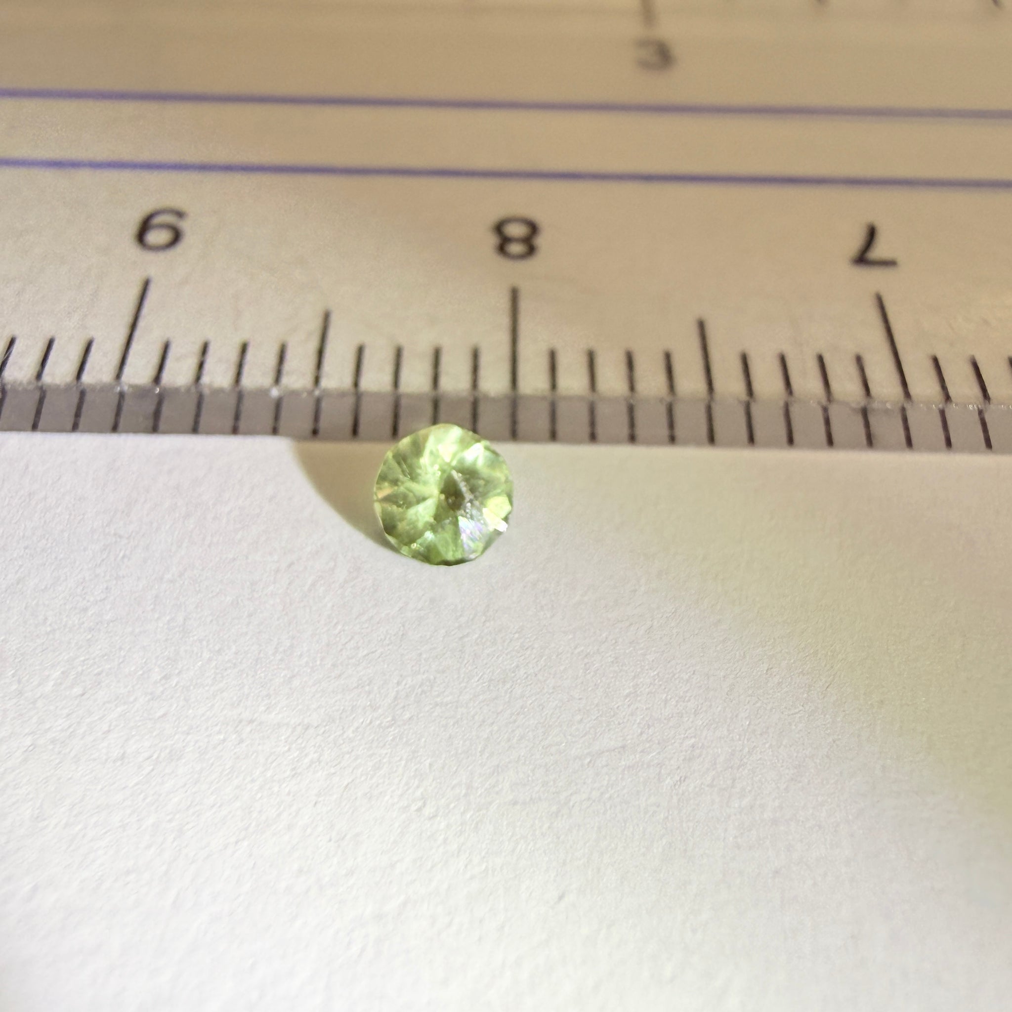 Alexandrite, 0.11ct, Manyara, Tanzania, Untreated Unheated. Tiny tiny stone, very slight colour change