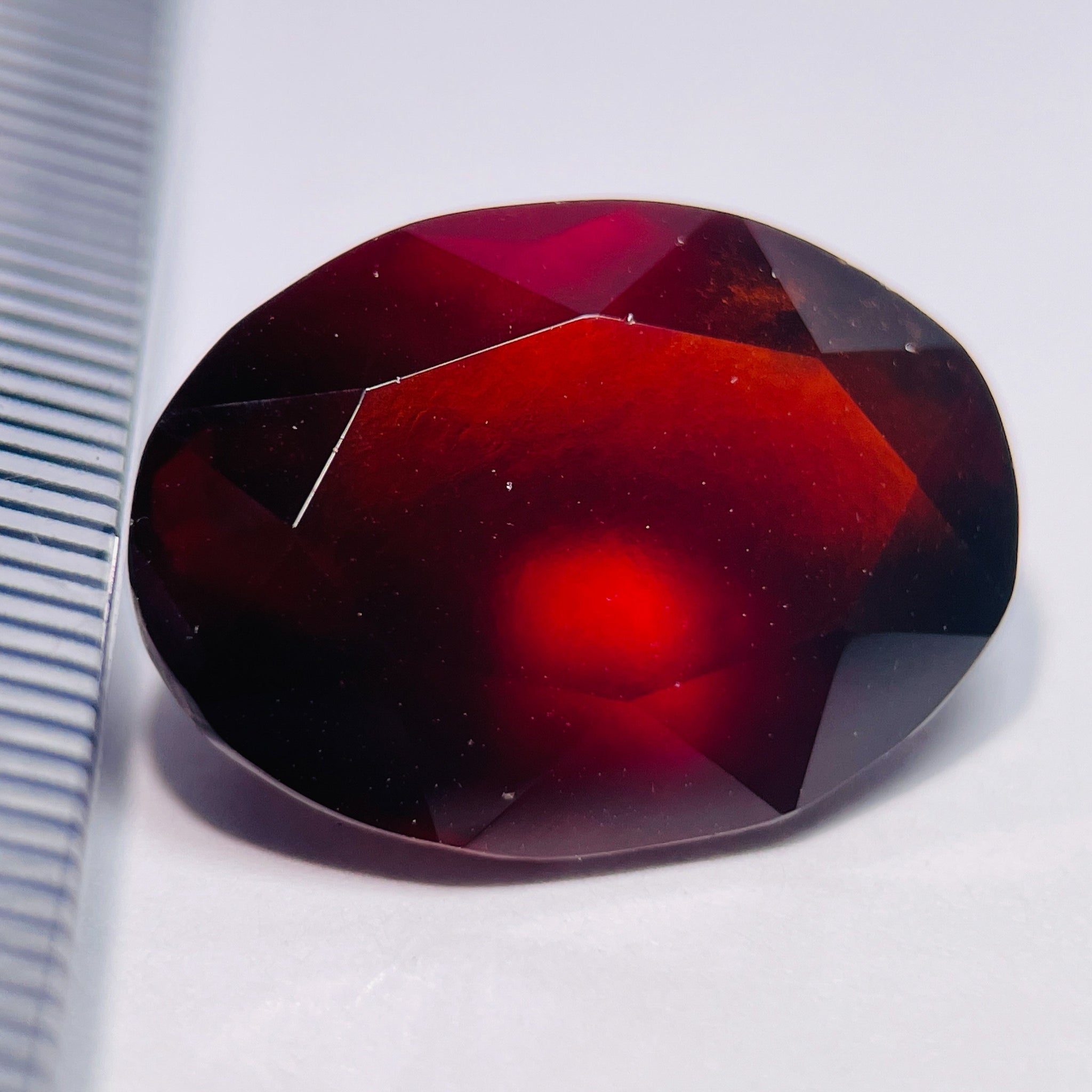 13.85Ct Hessonite Garnet Tanzania. Untreated Unheated