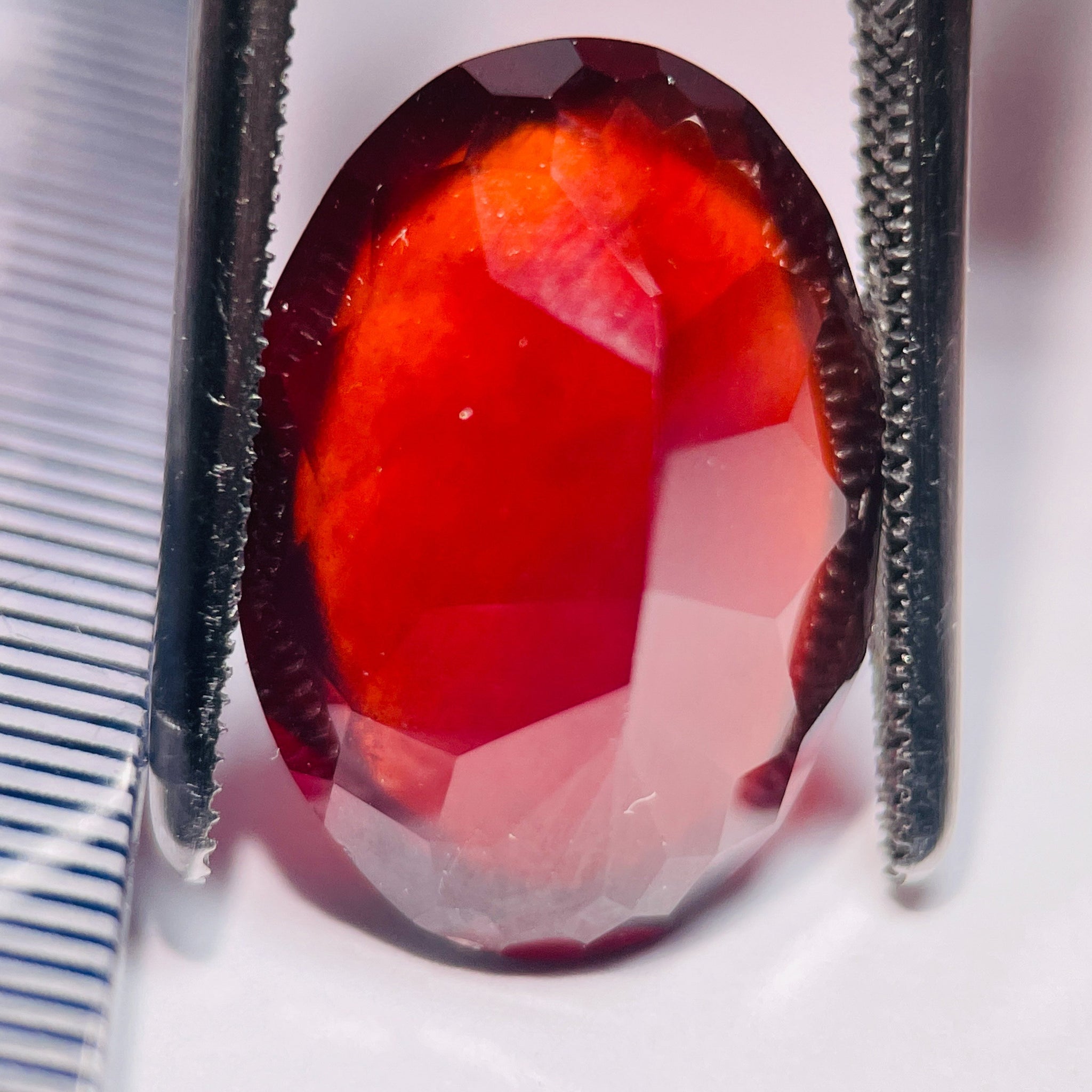 13.85Ct Hessonite Garnet Tanzania. Untreated Unheated