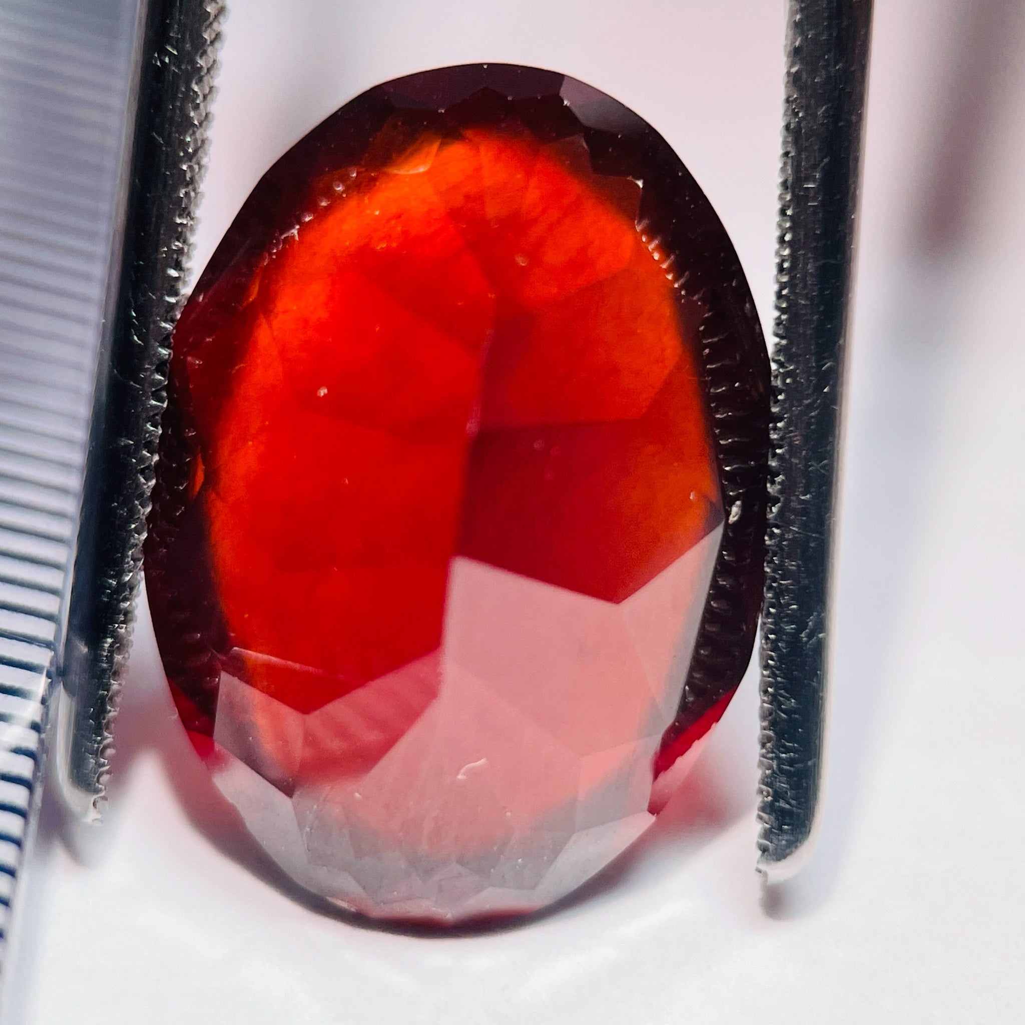 13.85Ct Hessonite Garnet Tanzania. Untreated Unheated