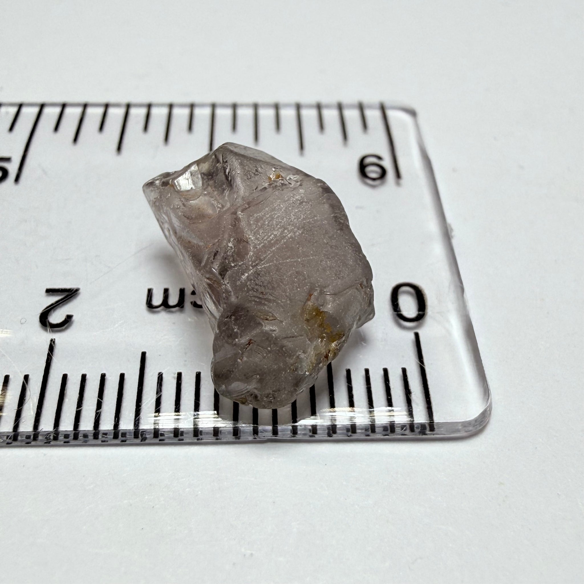 Grey Spinel, 9.52ct, Mozambique, Untreated Unheated, slightly included flat stone