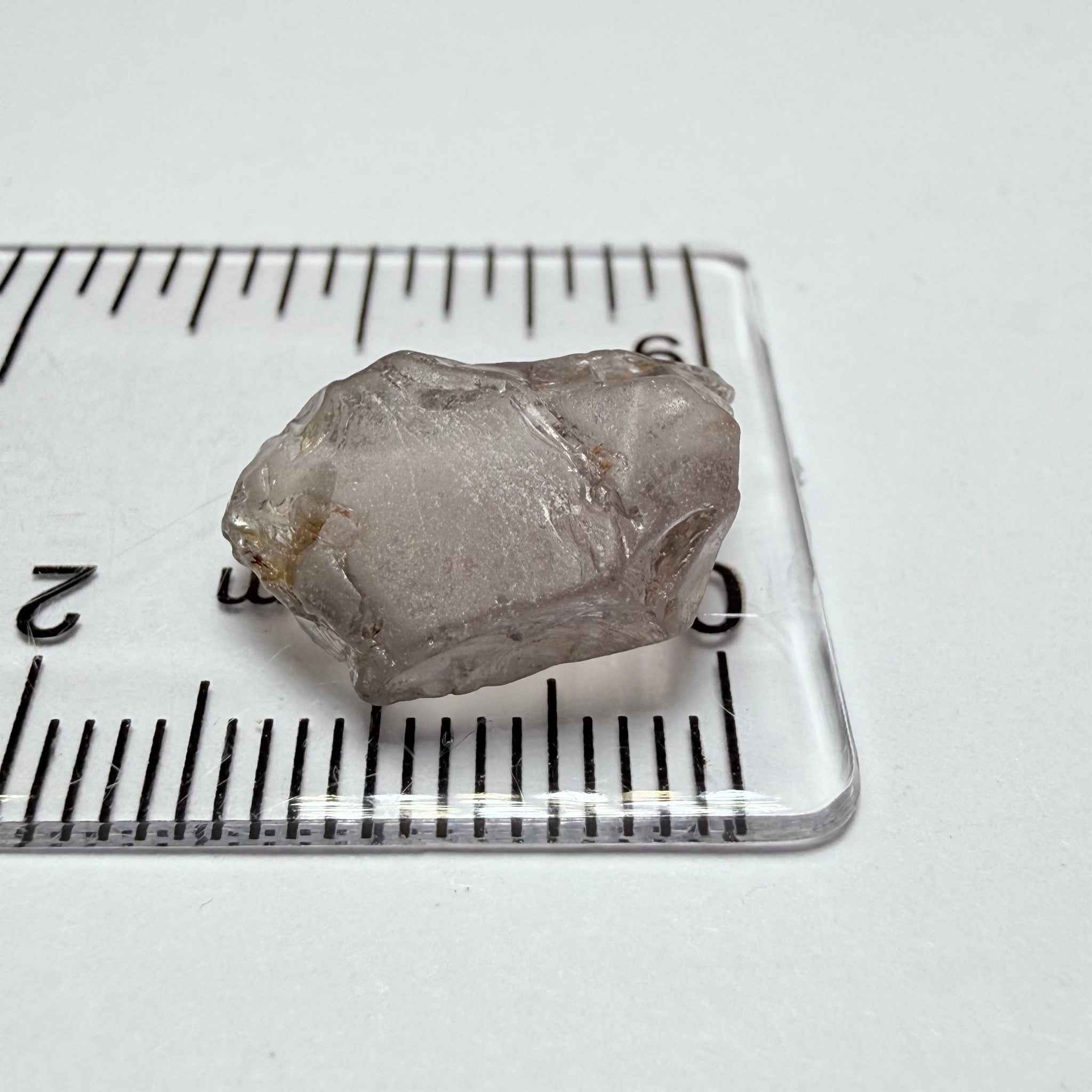 Grey Spinel, 9.52ct, Mozambique, Untreated Unheated, slightly included flat stone