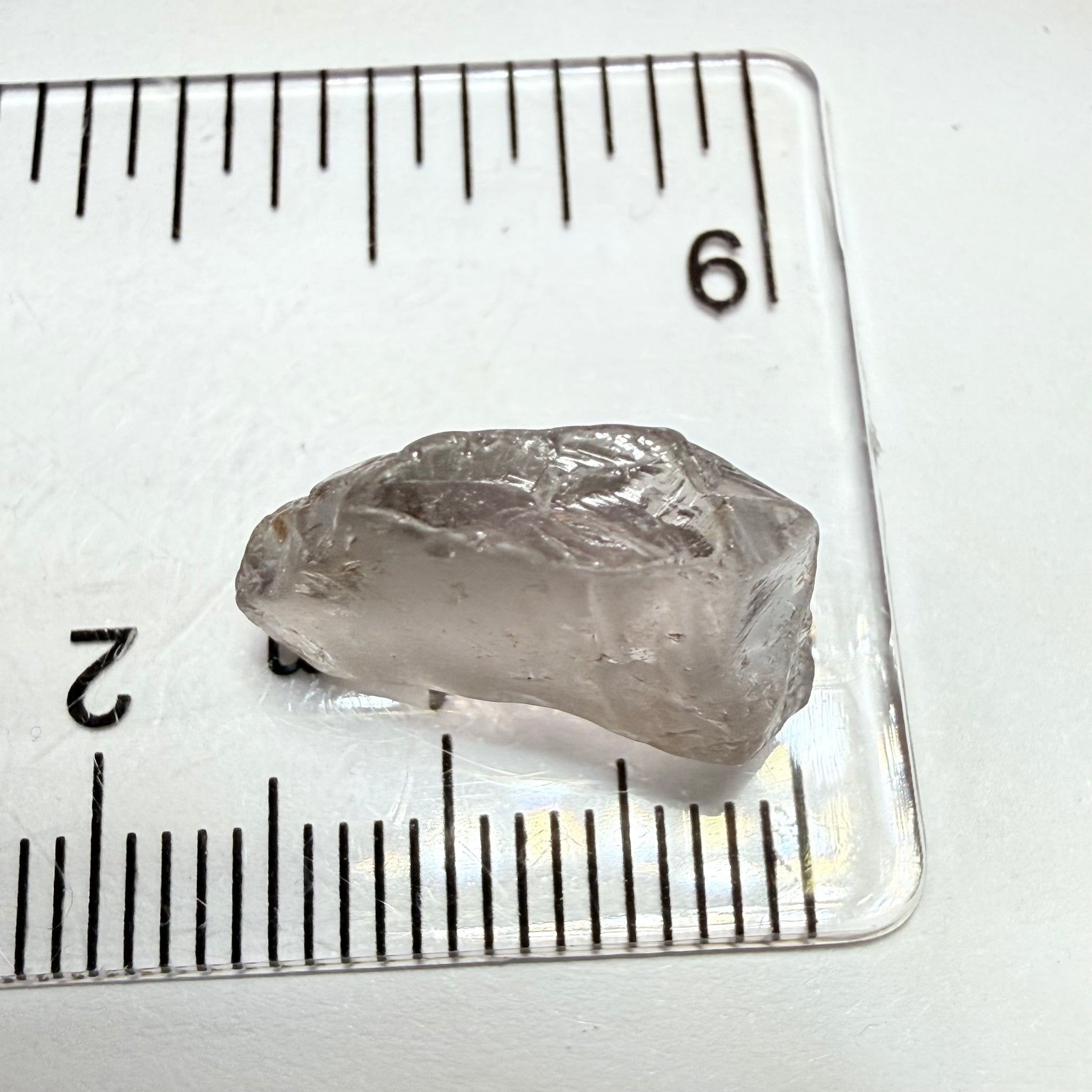 Grey Spinel, 9.52ct, Mozambique, Untreated Unheated, slightly included flat stone