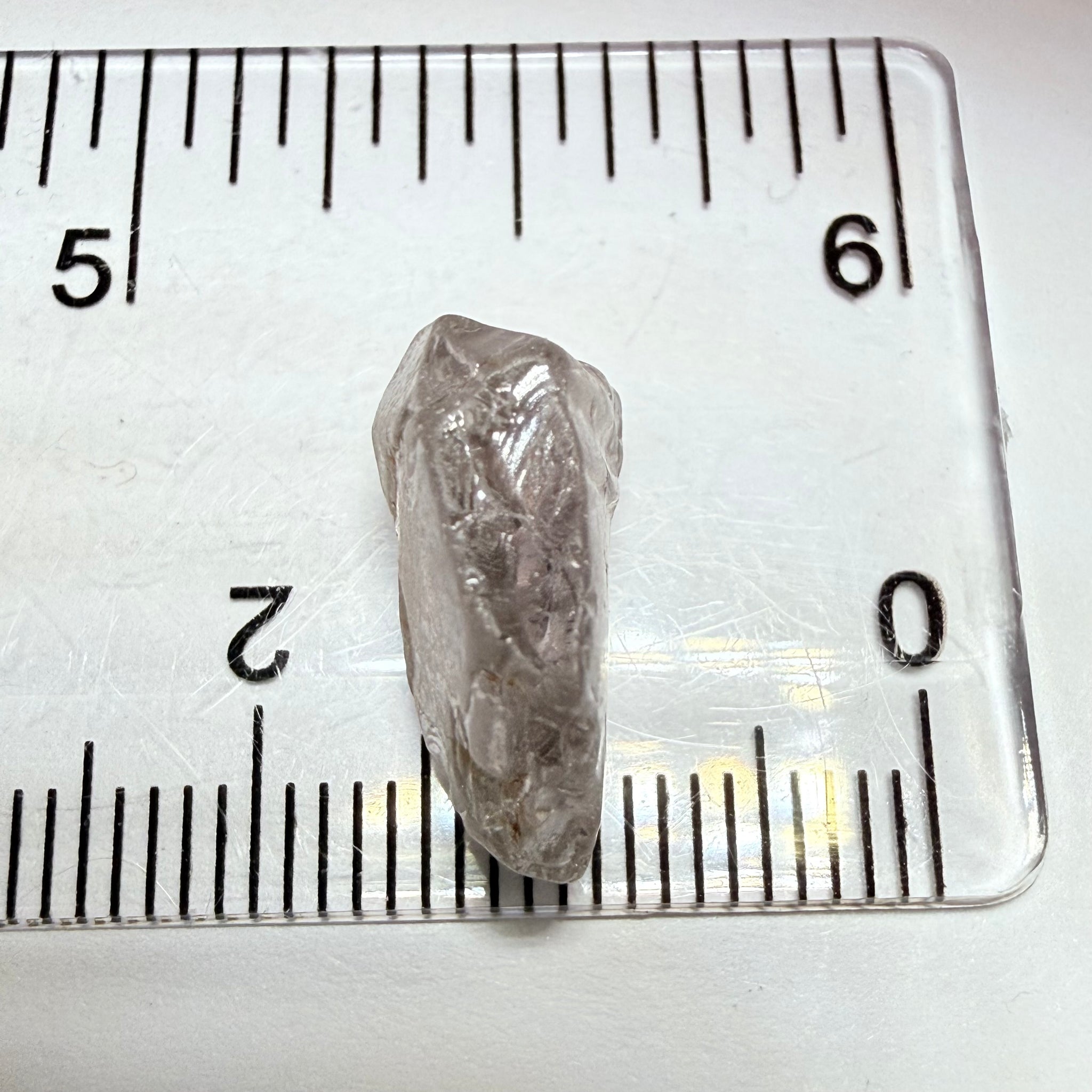 Grey Spinel, 9.52ct, Mozambique, Untreated Unheated, slightly included flat stone